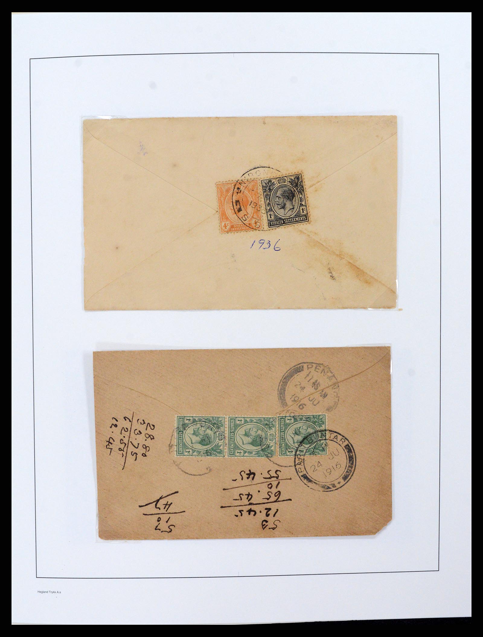 37945 007 - Stamp collection 37945 Supercollection Malayan States 1878-2000.