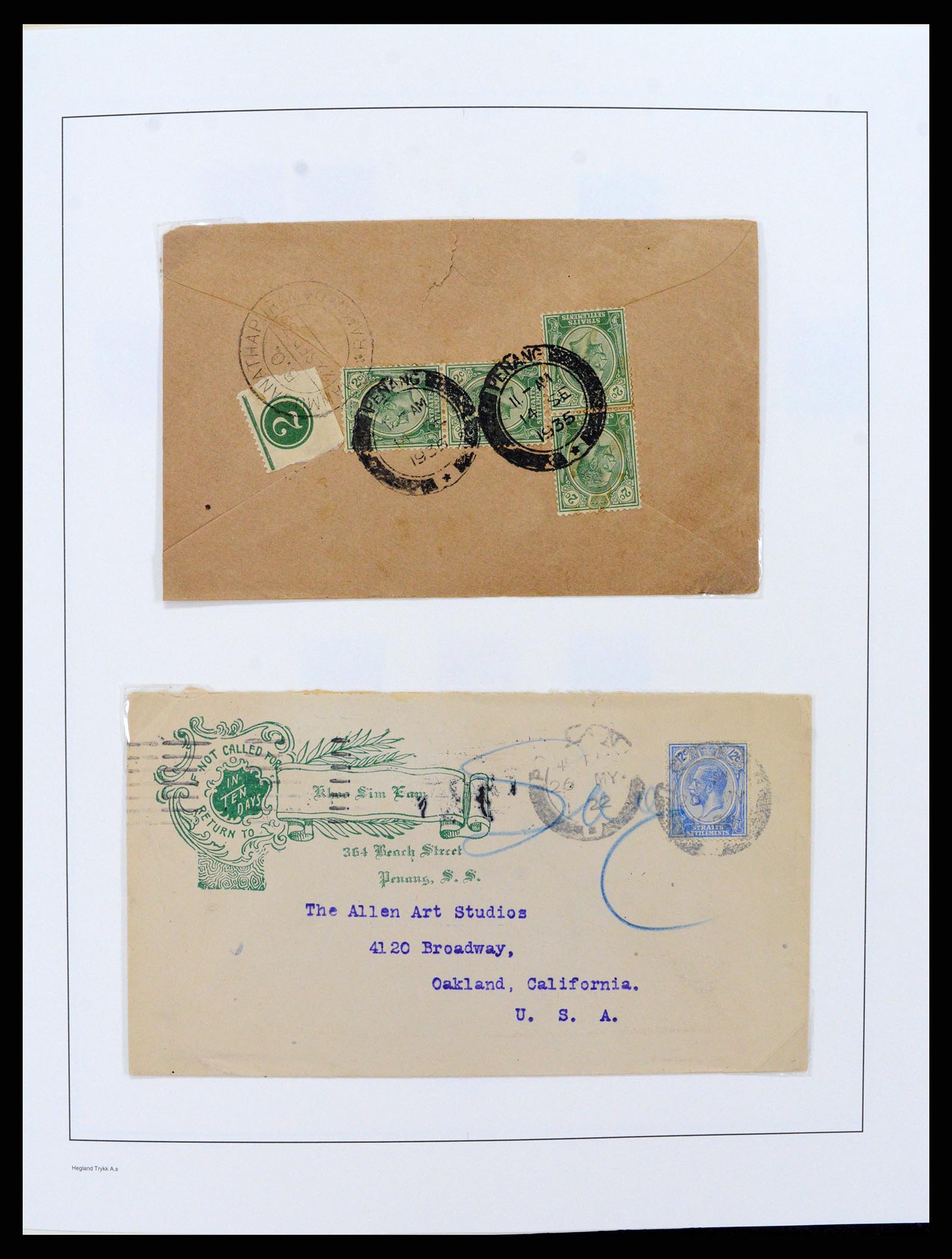 37945 008 - Stamp collection 37945 Supercollection Malayan States 1878-2000.
