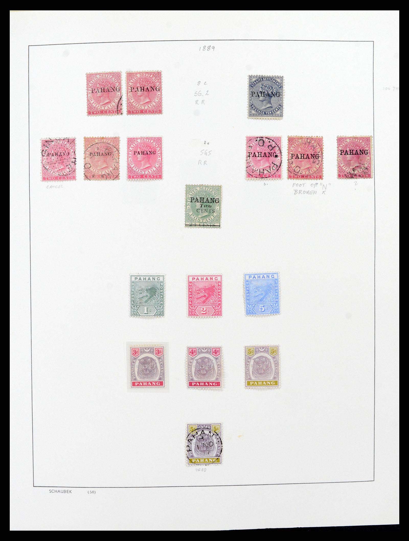 37945 009 - Stamp collection 37945 Supercollection Malayan States 1878-2000.