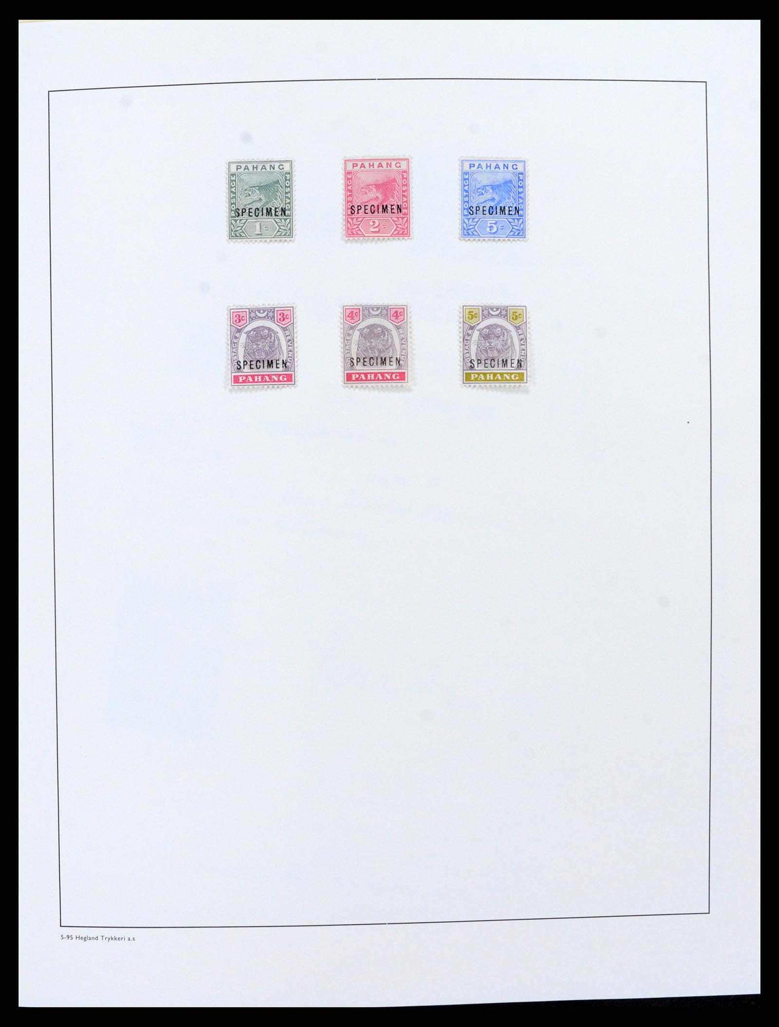 37945 010 - Stamp collection 37945 Supercollection Malayan States 1878-2000.