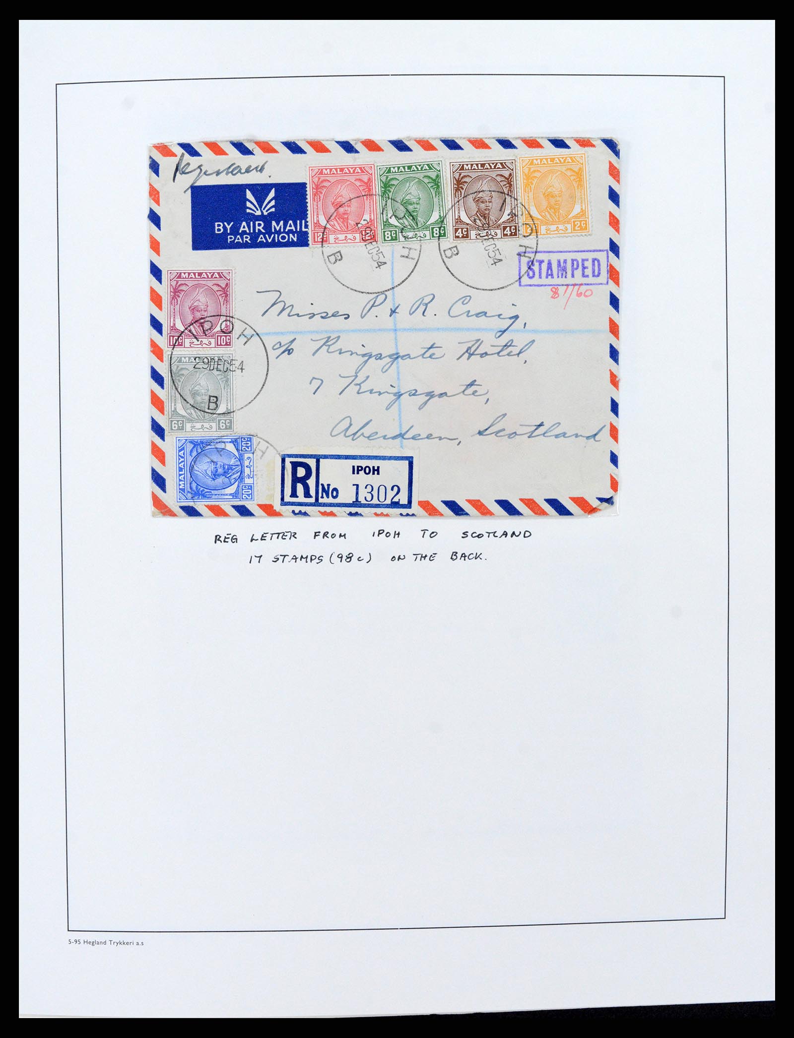 37945 018 - Stamp collection 37945 Supercollection Malayan States 1878-2000.