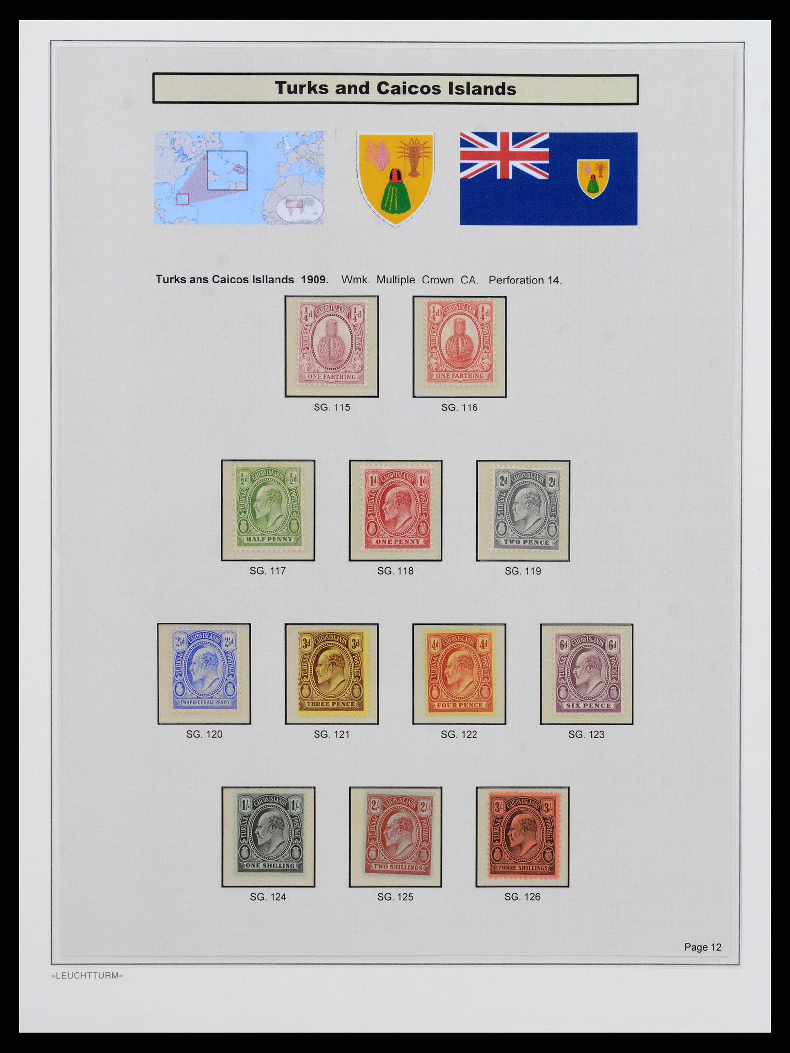 37947 009 - Postzegelverzameling 37947 Turks & Caicos 1867-1978.