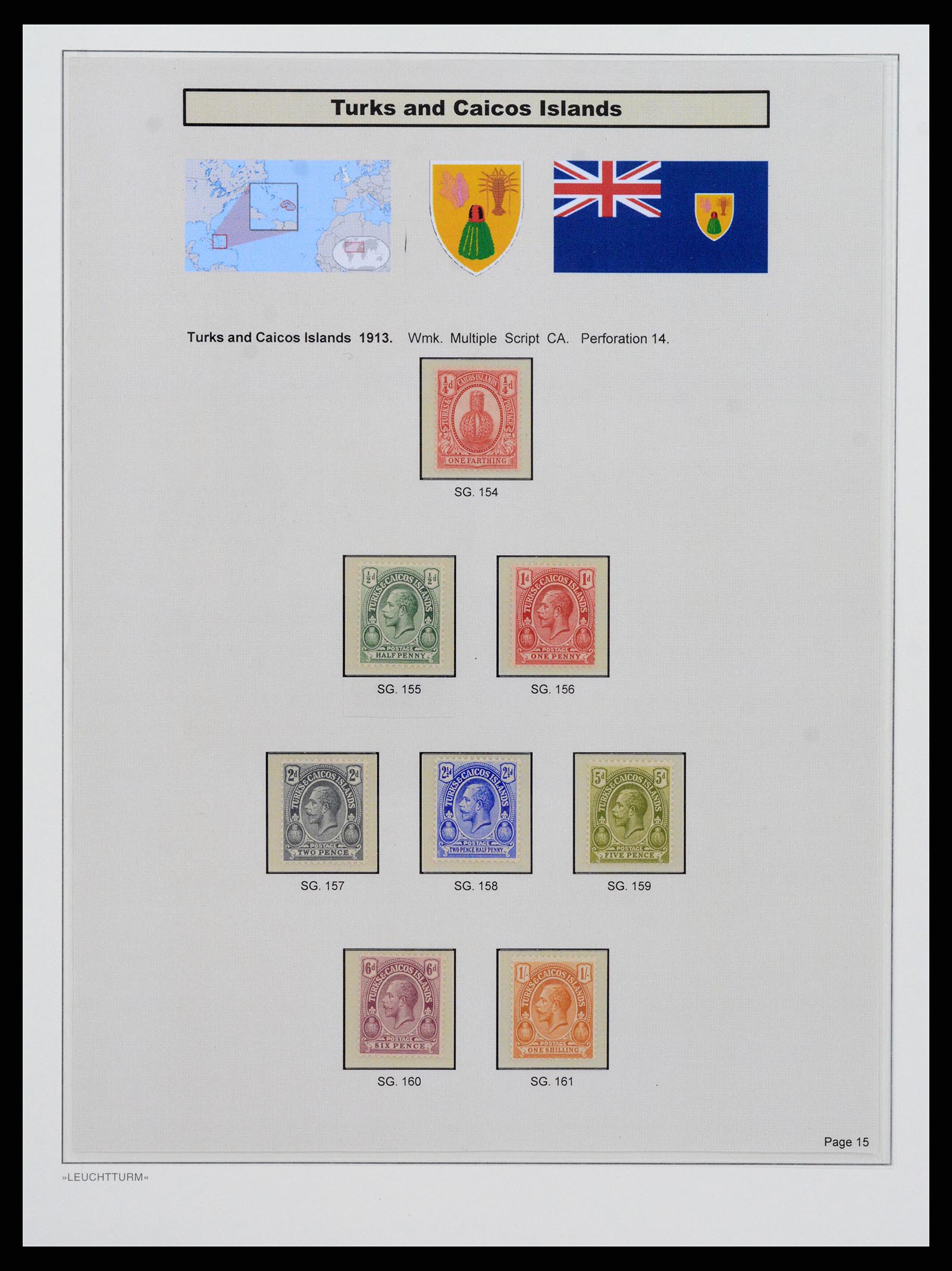37947 012 - Postzegelverzameling 37947 Turks & Caicos 1867-1978.