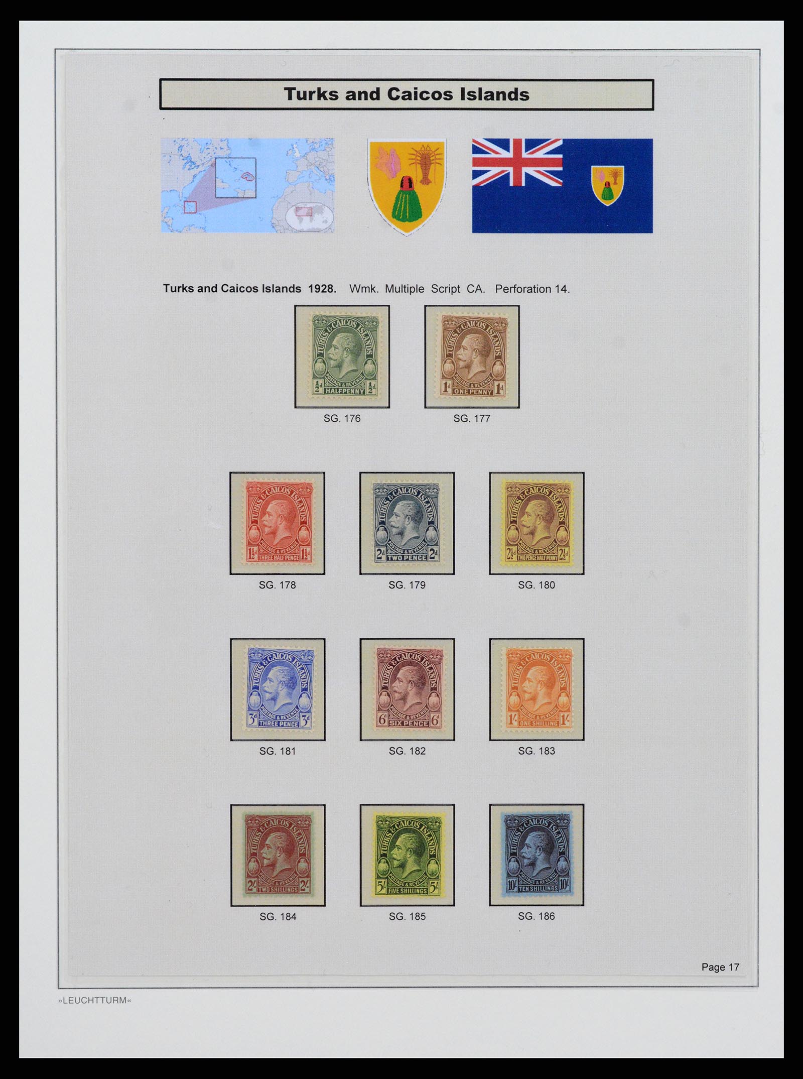 37947 014 - Postzegelverzameling 37947 Turks & Caicos 1867-1978.