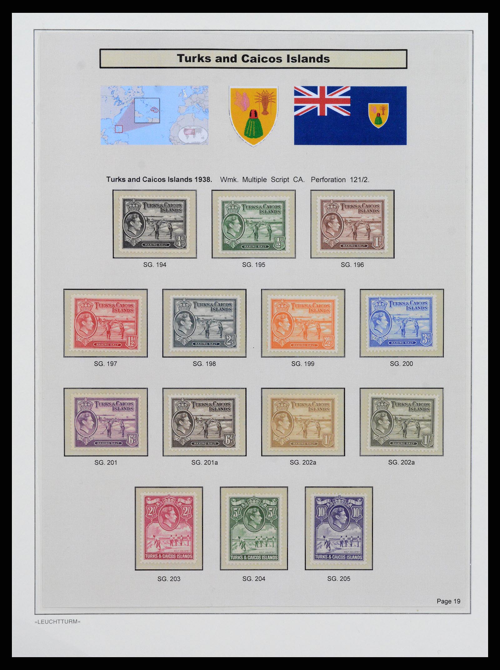 37947 016 - Postzegelverzameling 37947 Turks & Caicos 1867-1978.