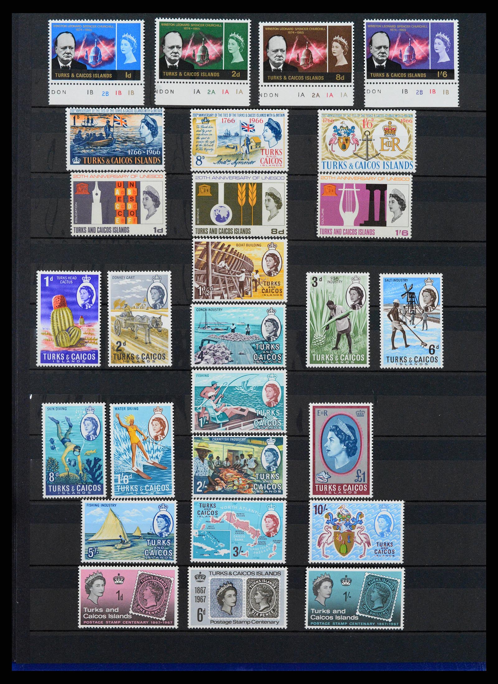 37947 025 - Stamp collection 37947 Turks & Caicos 1867-1978.
