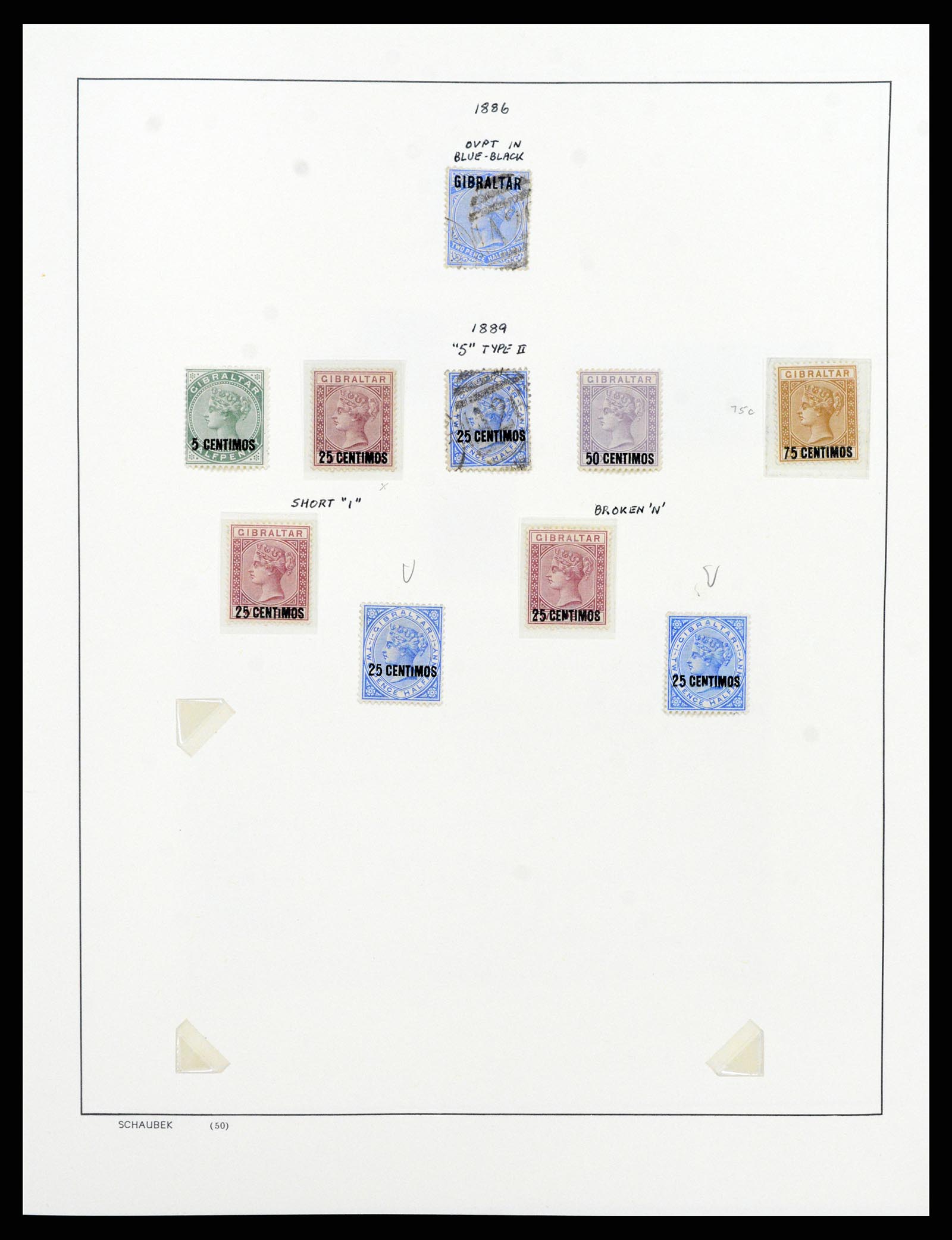 37950 007 - Postzegelverzameling 37950 Superverzameling Gibraltar 1886-2000.