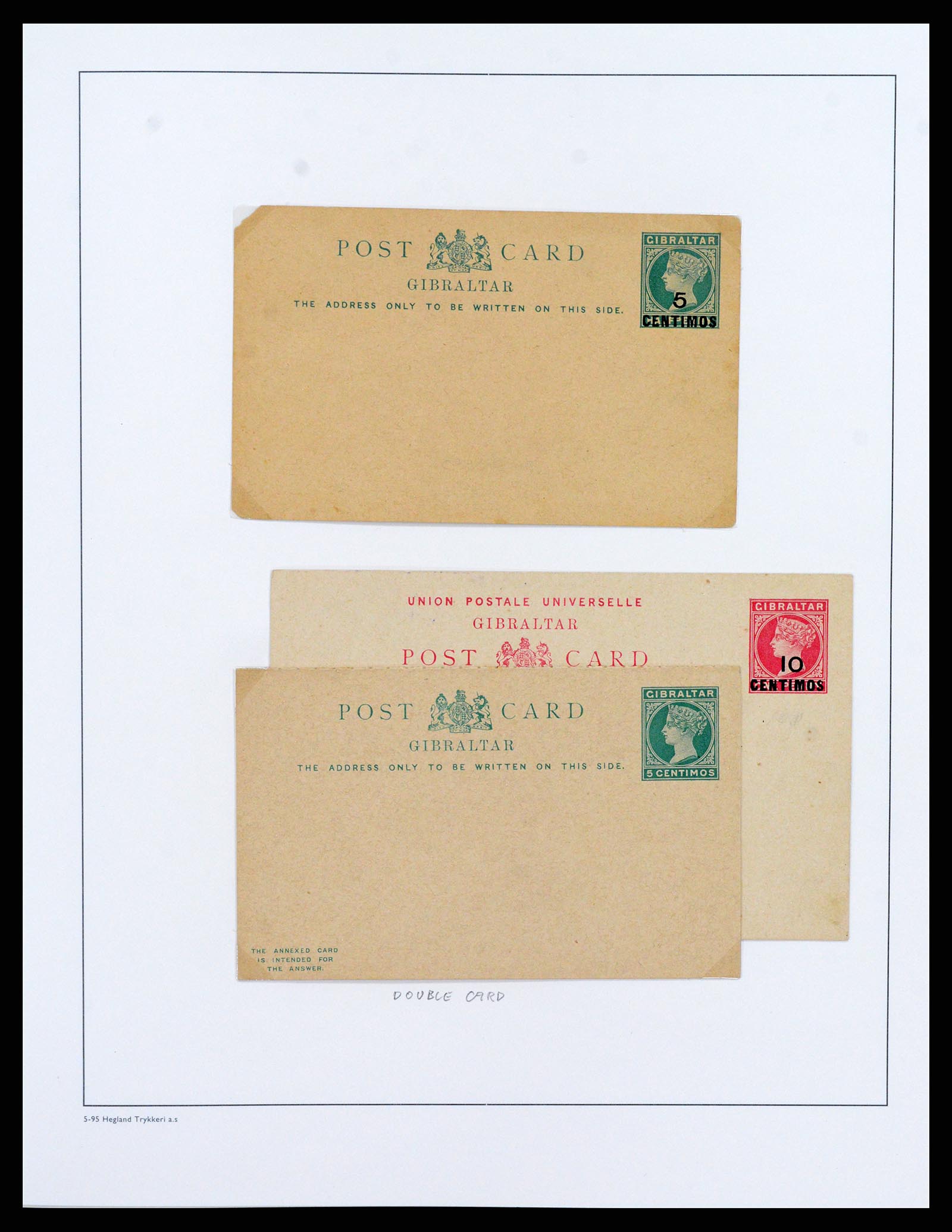 37950 009 - Postzegelverzameling 37950 Superverzameling Gibraltar 1886-2000.
