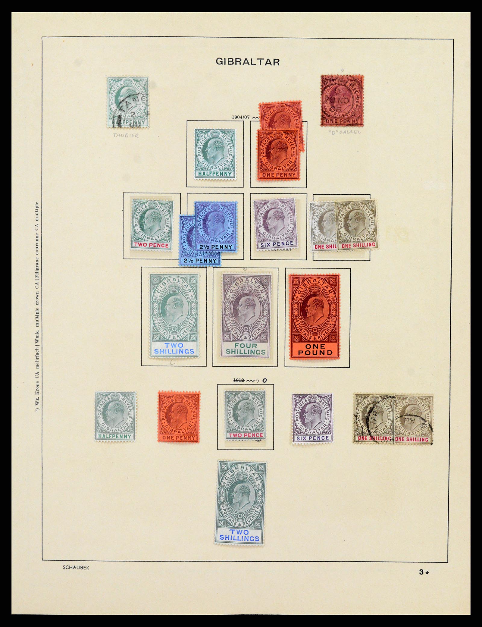 37950 019 - Postzegelverzameling 37950 Superverzameling Gibraltar 1886-2000.