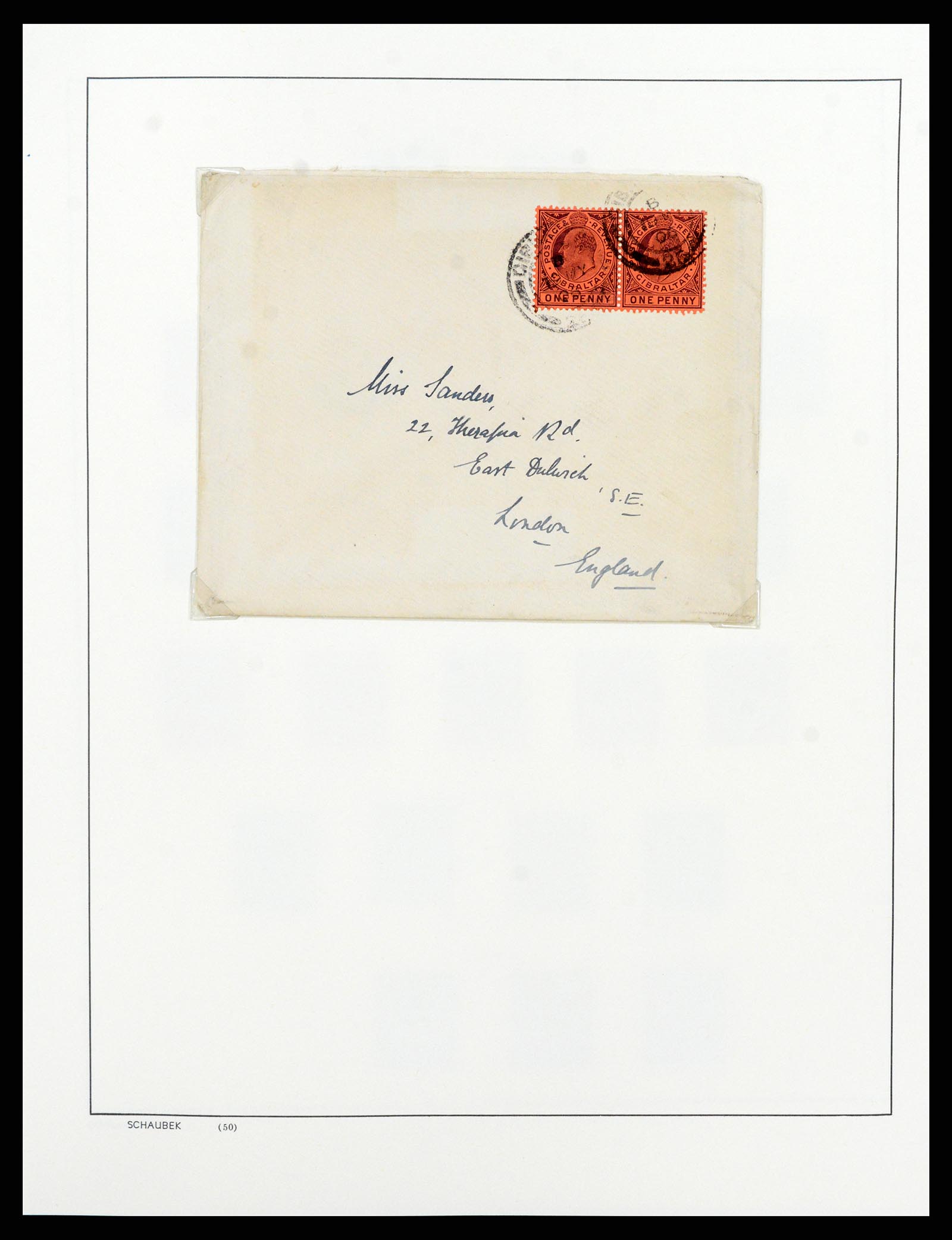 37950 020 - Postzegelverzameling 37950 Superverzameling Gibraltar 1886-2000.