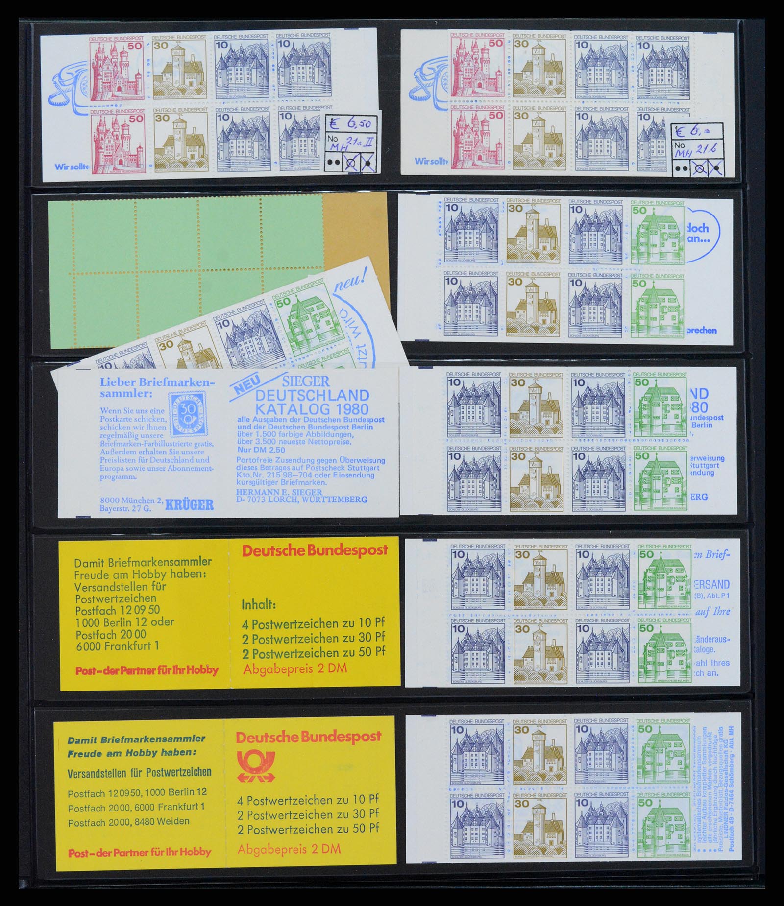 37951 012 - Postzegelverzameling 37951 Duitsland postzegelboekjes 1919-2003.