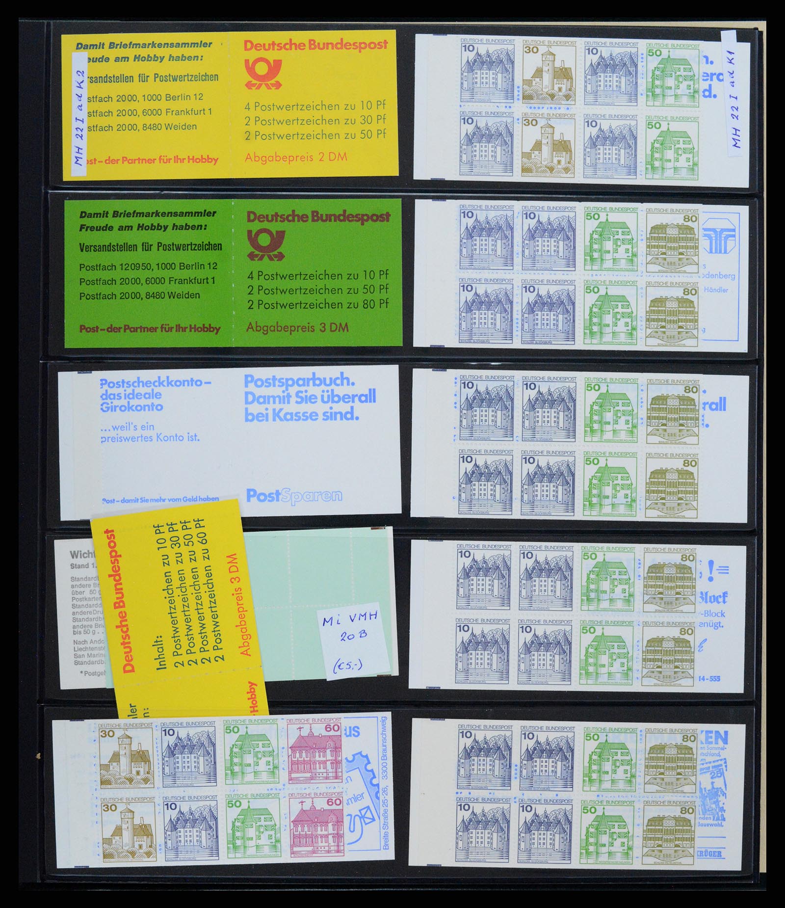 37951 013 - Postzegelverzameling 37951 Duitsland postzegelboekjes 1919-2003.