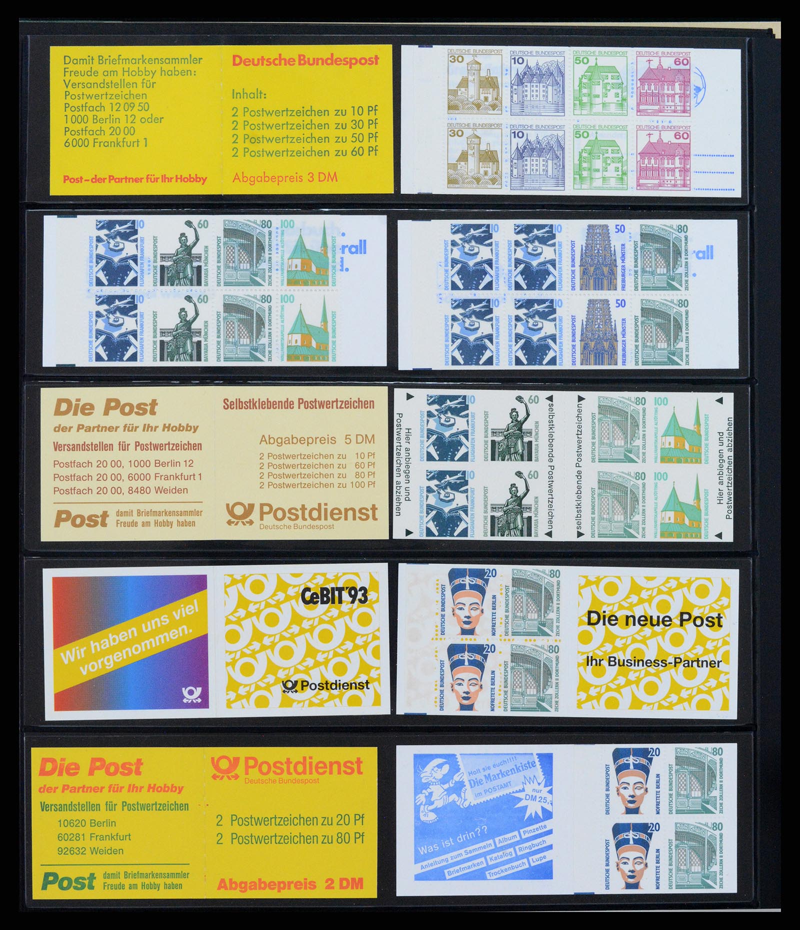 37951 014 - Postzegelverzameling 37951 Duitsland postzegelboekjes 1919-2003.