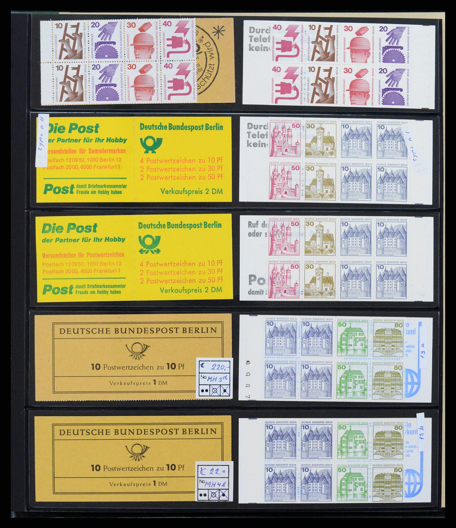 37951 017 - Postzegelverzameling 37951 Duitsland postzegelboekjes 1919-2003.