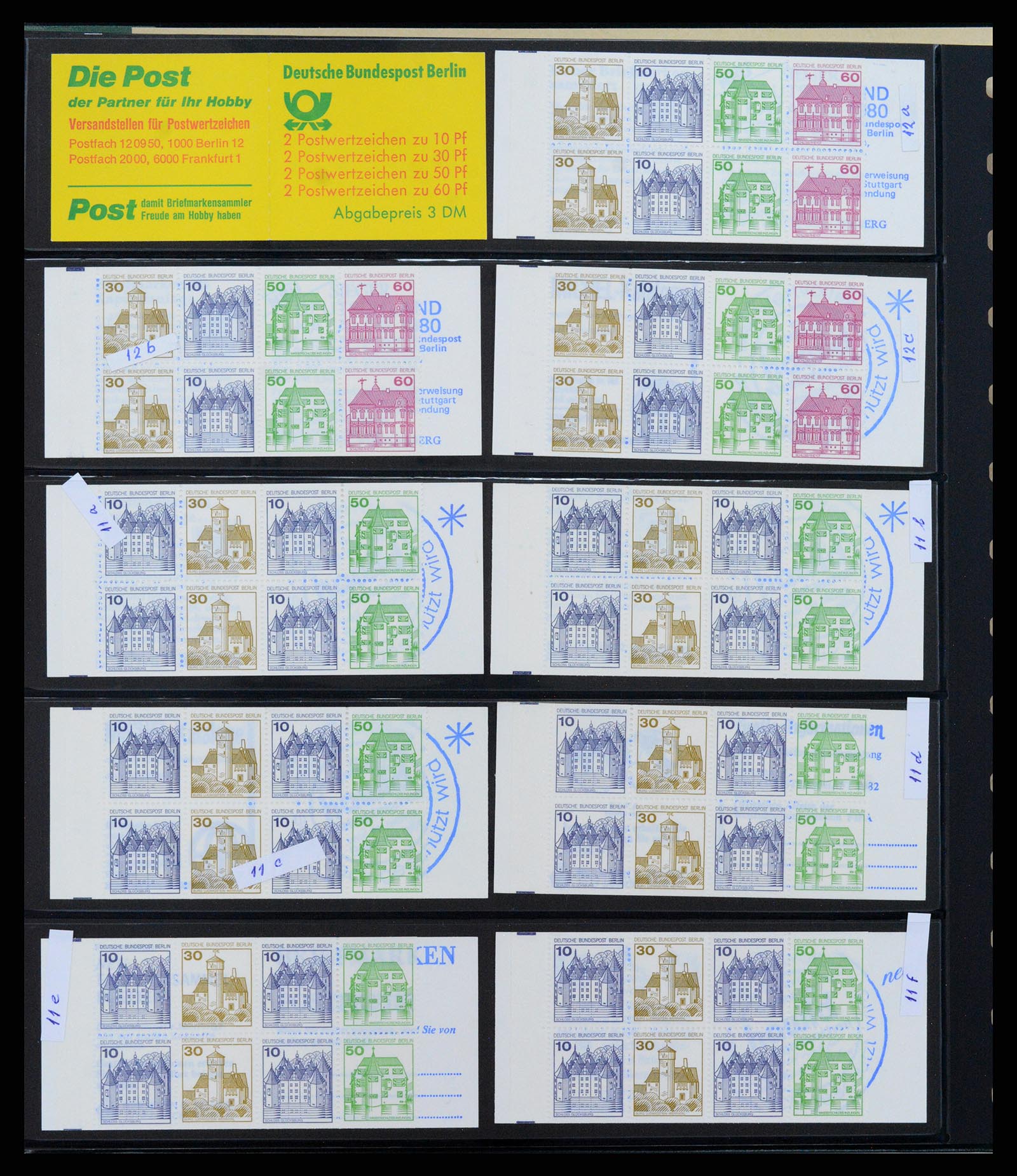 37951 018 - Postzegelverzameling 37951 Duitsland postzegelboekjes 1919-2003.
