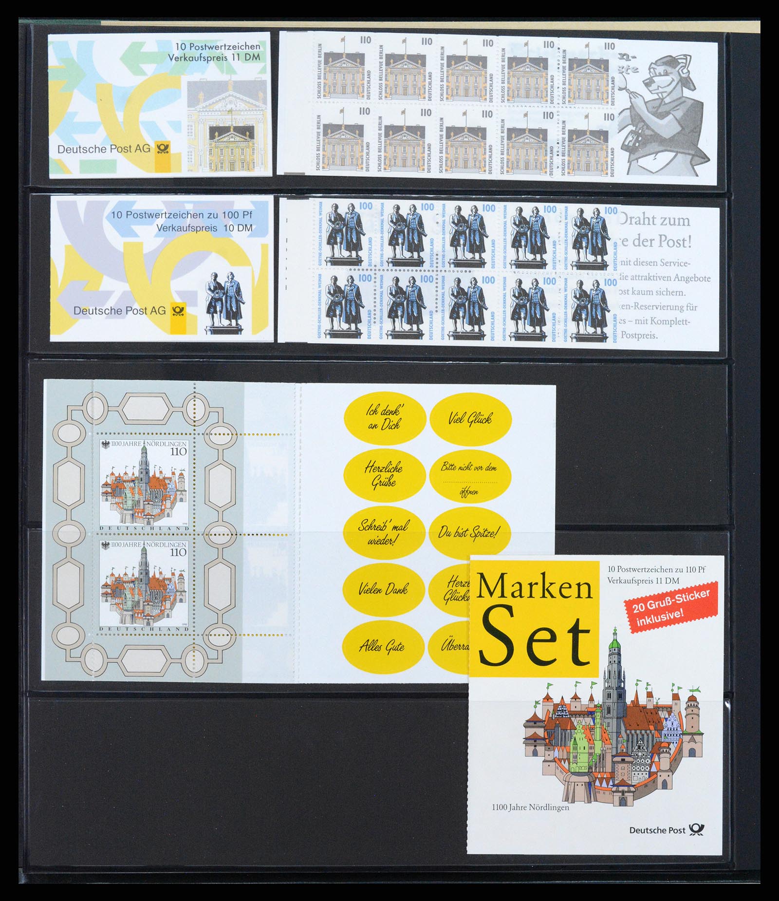 37951 020 - Postzegelverzameling 37951 Duitsland postzegelboekjes 1919-2003.