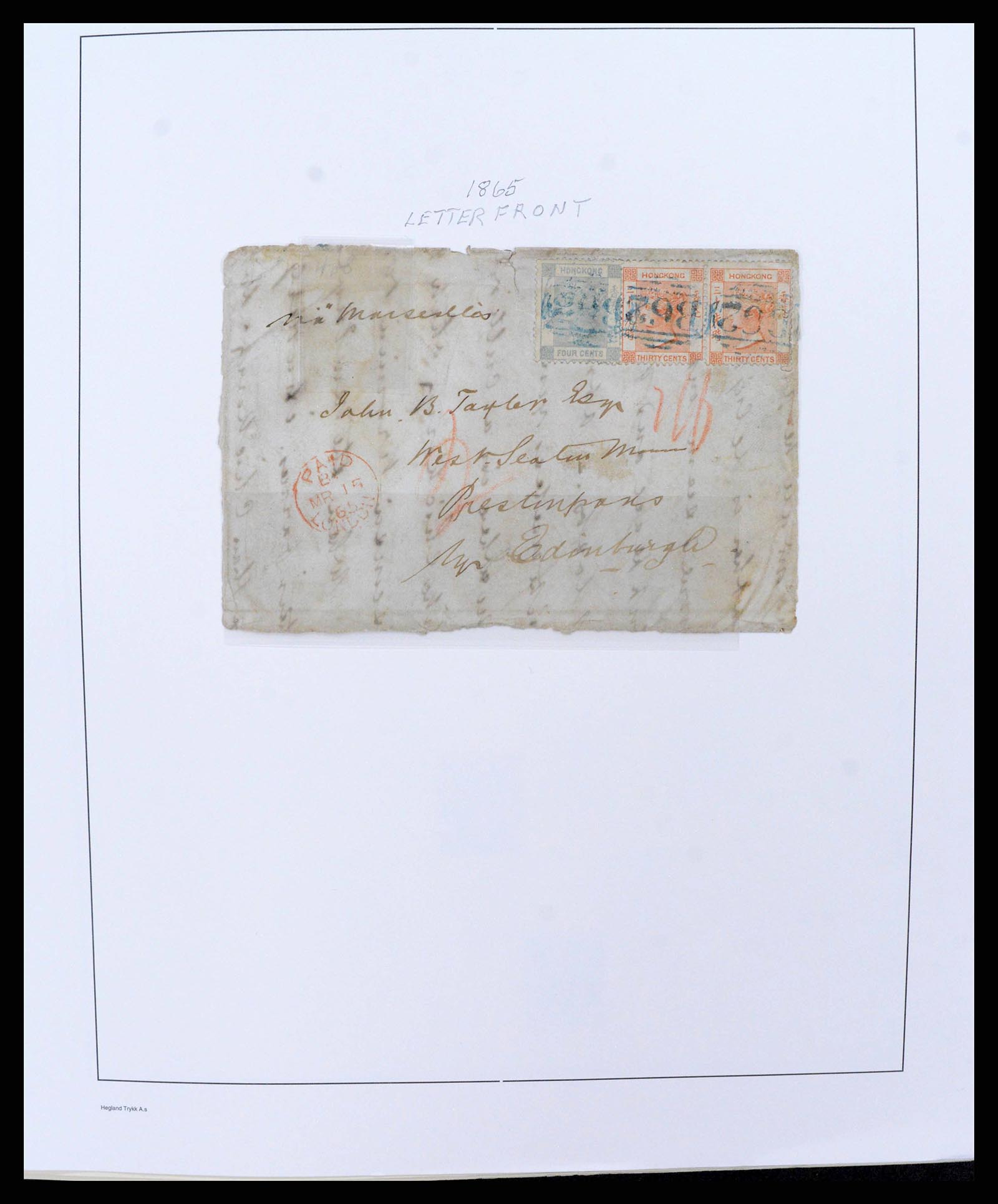 37955 0003 - Stamp collection 37955 Hong Kong supercollection 1862-2007.