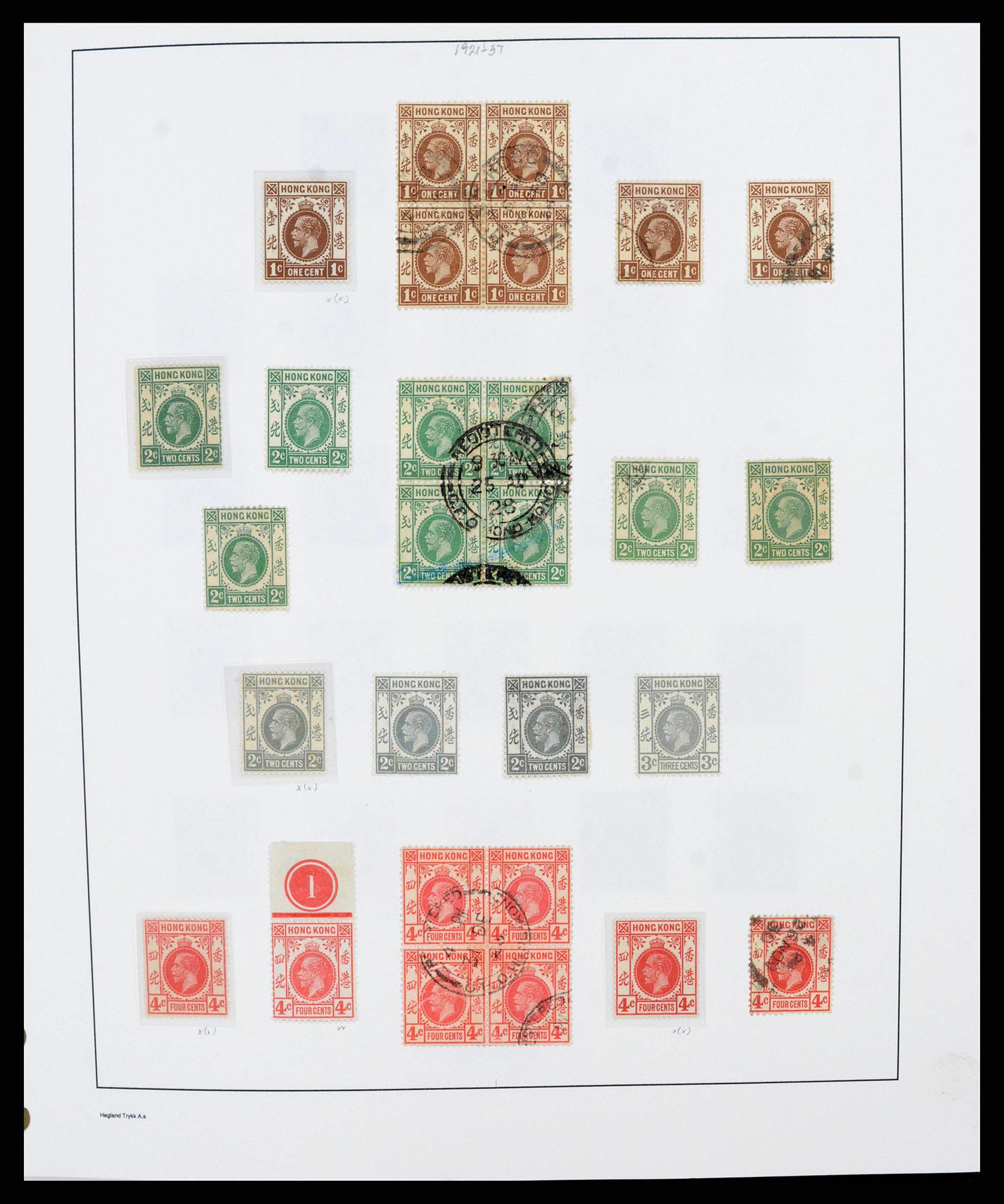 37955 0027 - Stamp collection 37955 Hong Kong supercollection 1862-2007.