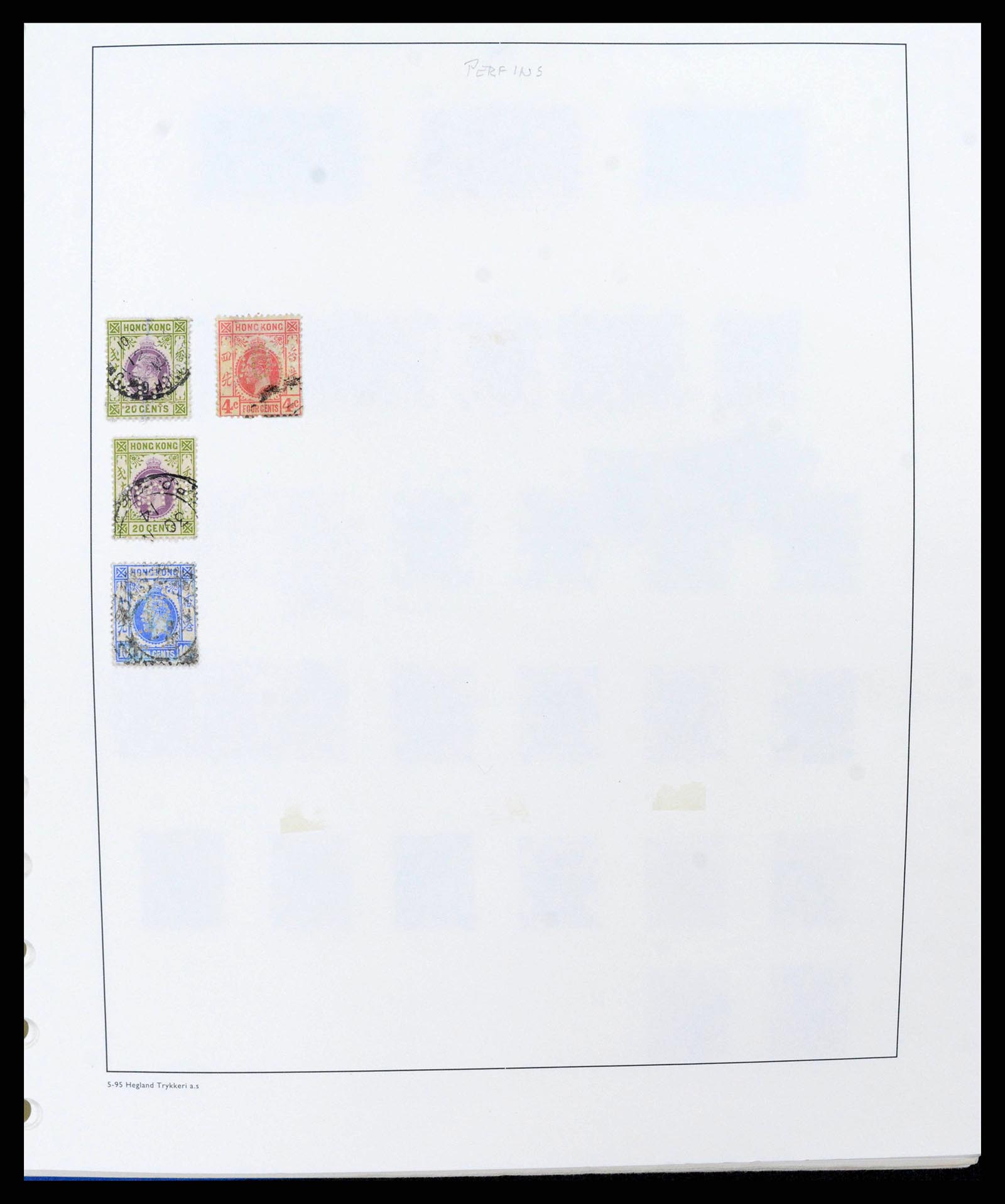 37955 0033 - Stamp collection 37955 Hong Kong supercollection 1862-2007.