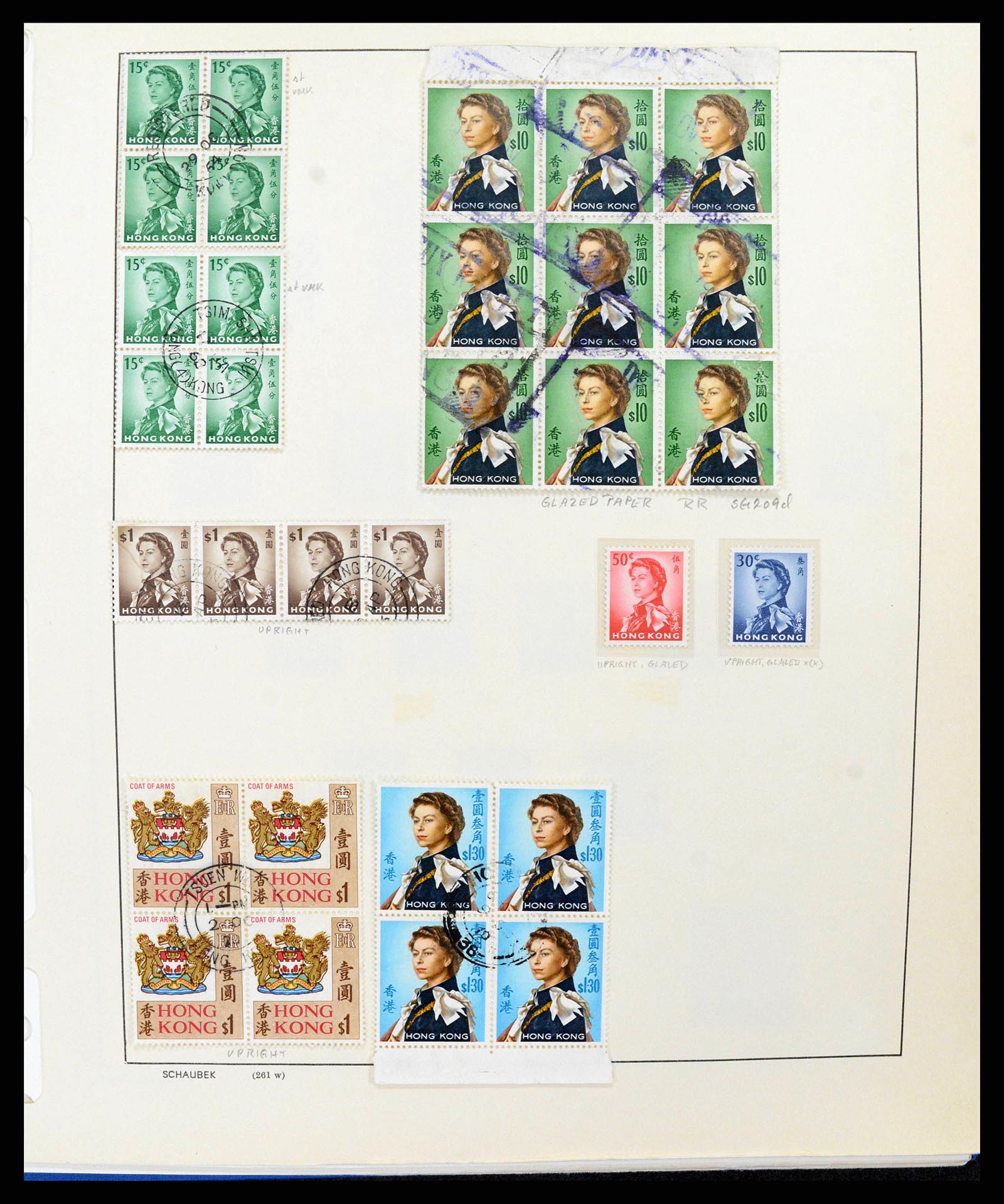 37955 0054 - Stamp collection 37955 Hong Kong supercollection 1862-2007.