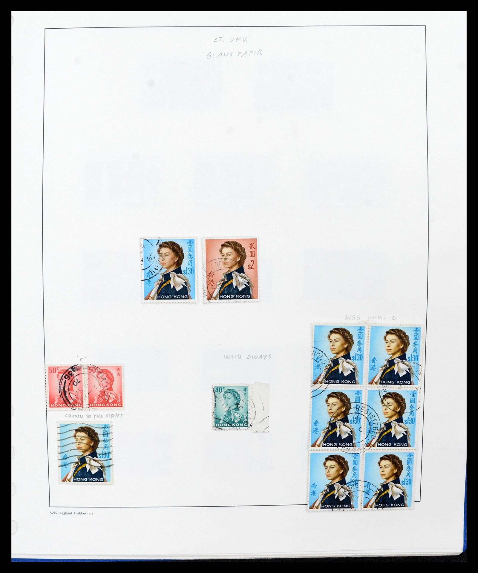 37955 0055 - Stamp collection 37955 Hong Kong supercollection 1862-2007.