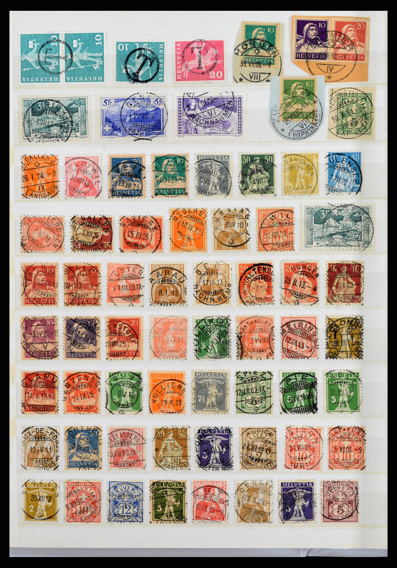 37957 015 - Stamp Collection 37957 Switzerland 1854-1945.