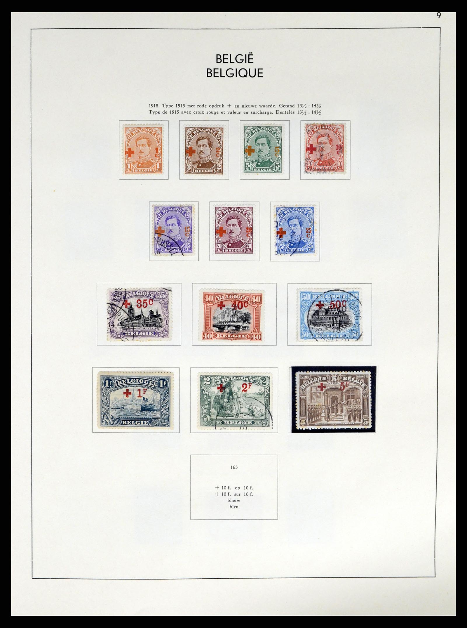 37959 010 - Postzegelverzameling 37959 België en Belgisch Congo 1849-1960.