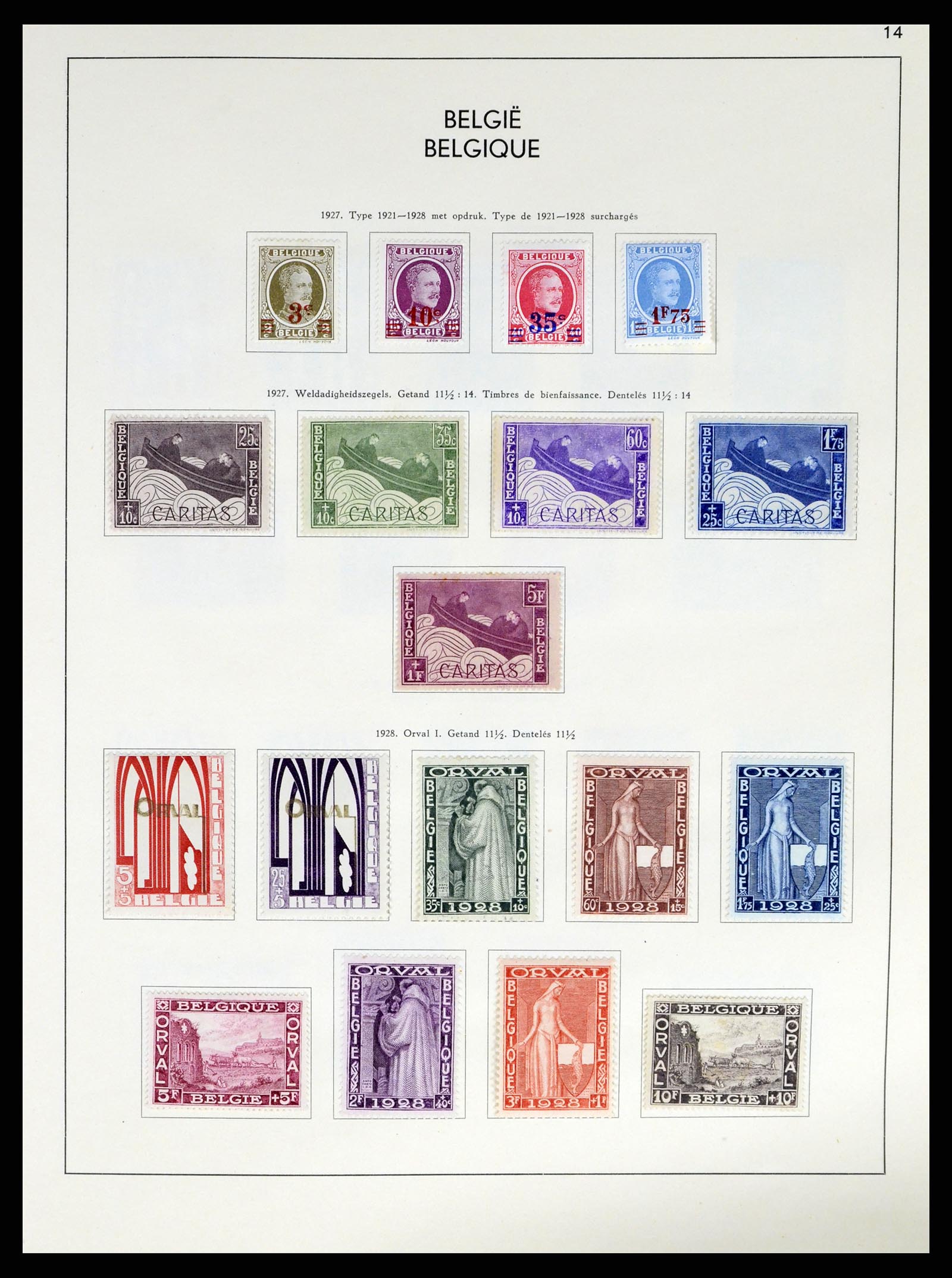37959 016 - Postzegelverzameling 37959 België en Belgisch Congo 1849-1960.
