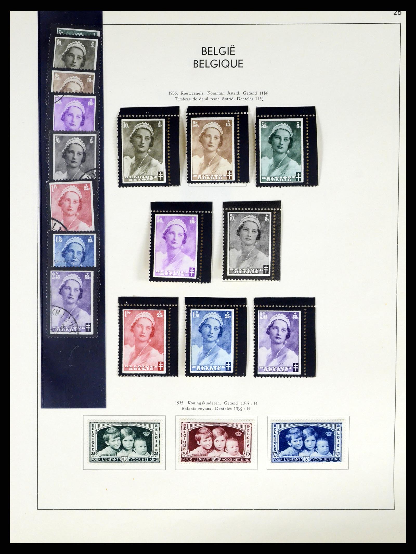 37959 029 - Postzegelverzameling 37959 België en Belgisch Congo 1849-1960.
