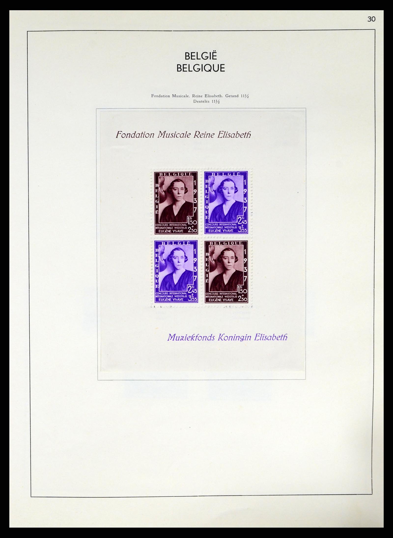 37959 035 - Postzegelverzameling 37959 België en Belgisch Congo 1849-1960.