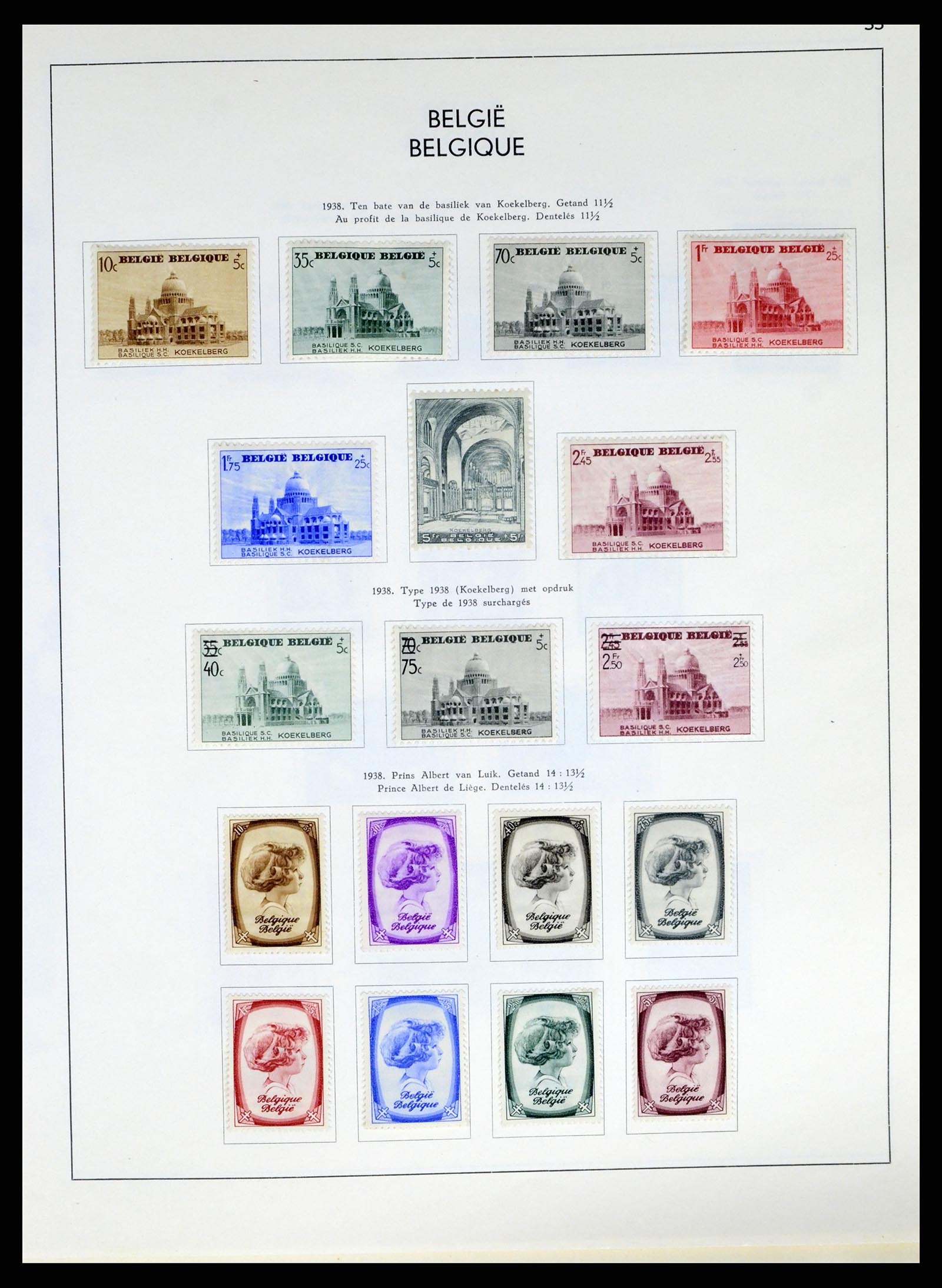 37959 039 - Stamp Collection 37959 Belgium and Belgian Congo 1849-1960.