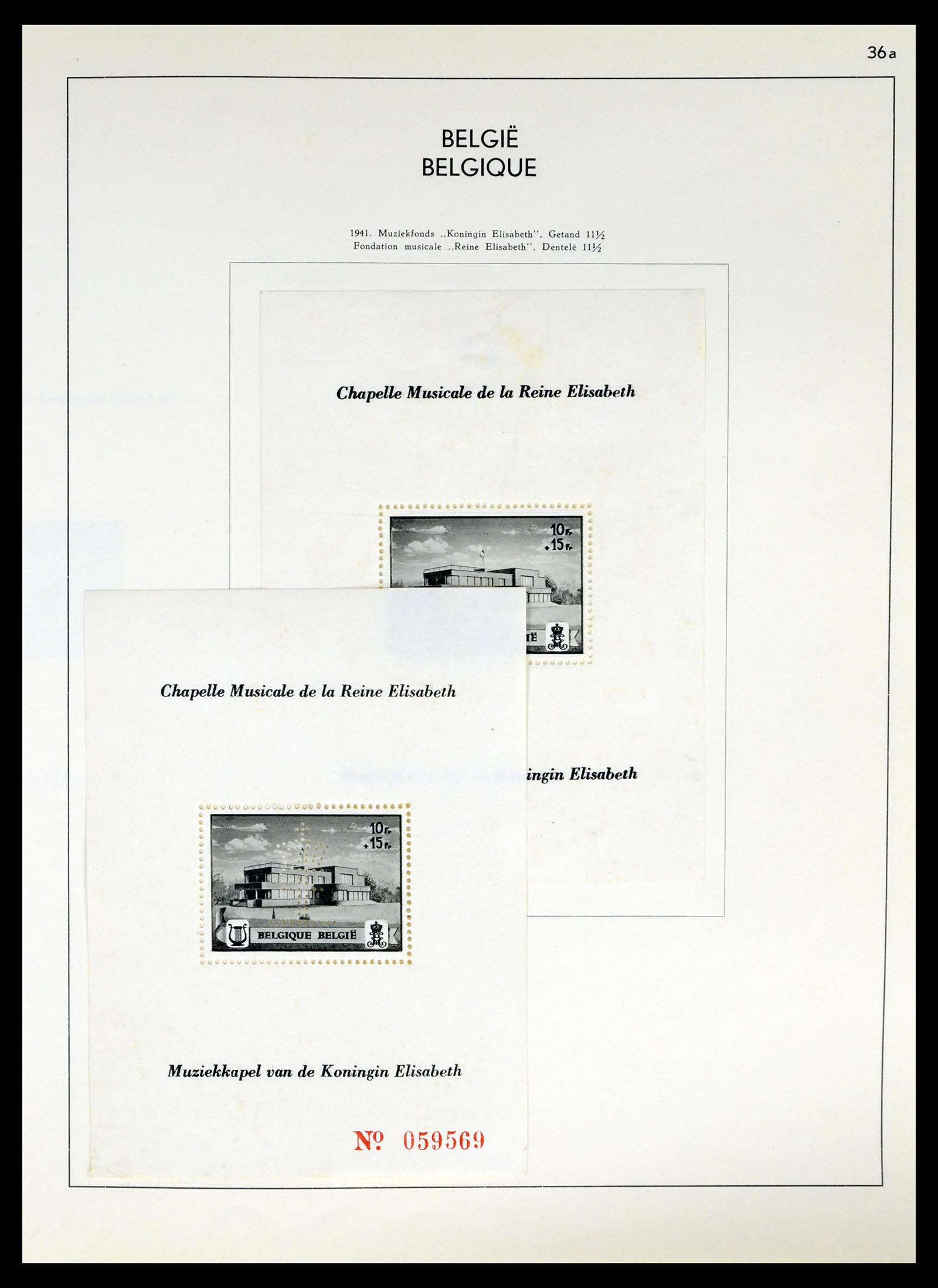 37959 044 - Stamp Collection 37959 Belgium and Belgian Congo 1849-1960.