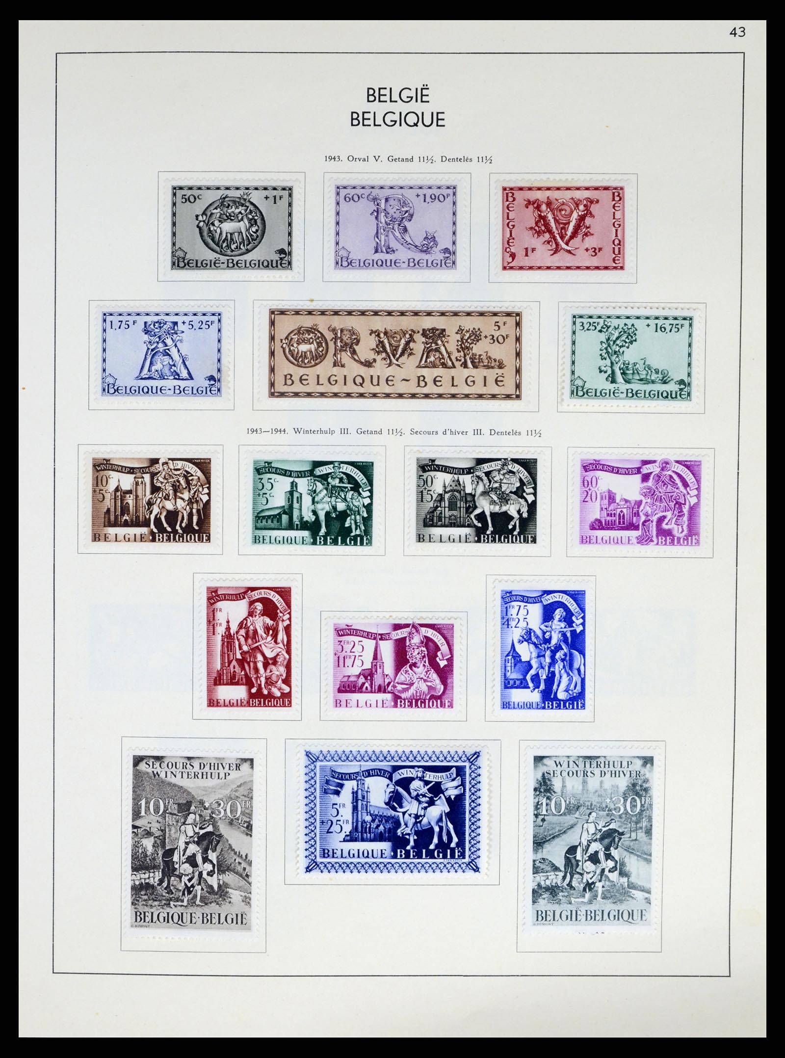 37959 061 - Stamp Collection 37959 Belgium and Belgian Congo 1849-1960.