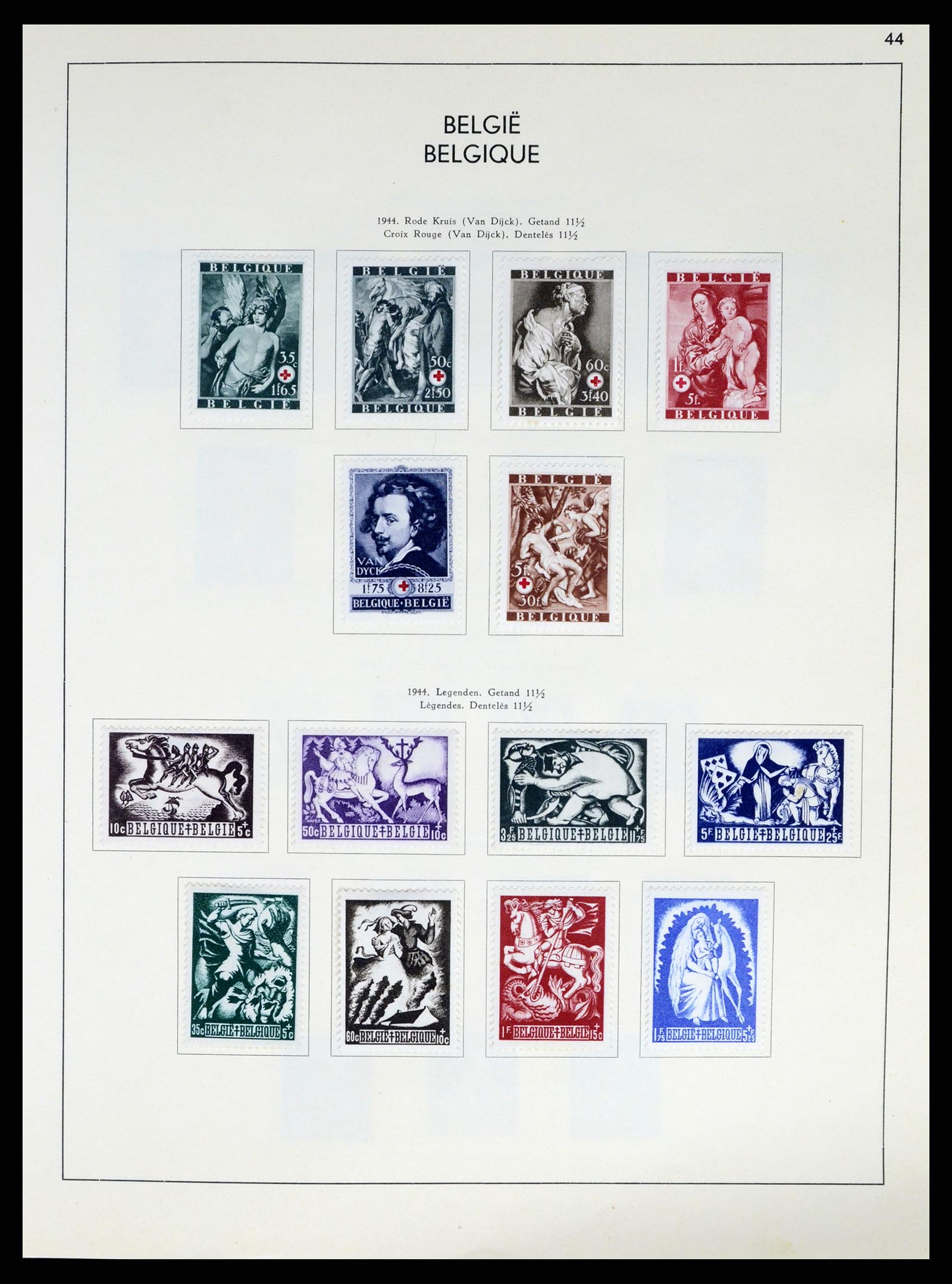 37959 062 - Stamp Collection 37959 Belgium and Belgian Congo 1849-1960.