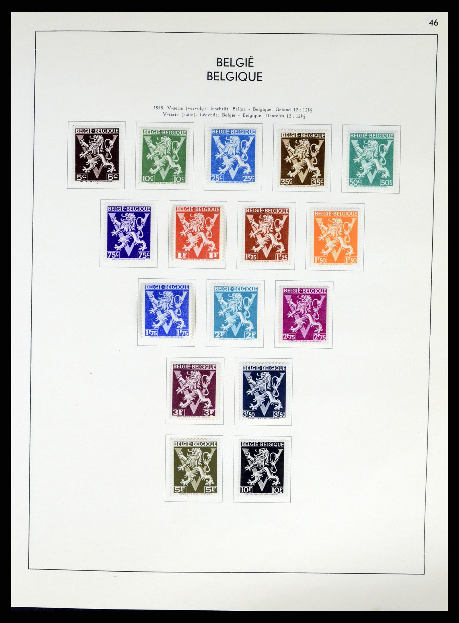 37959 064 - Stamp Collection 37959 Belgium and Belgian Congo 1849-1960.