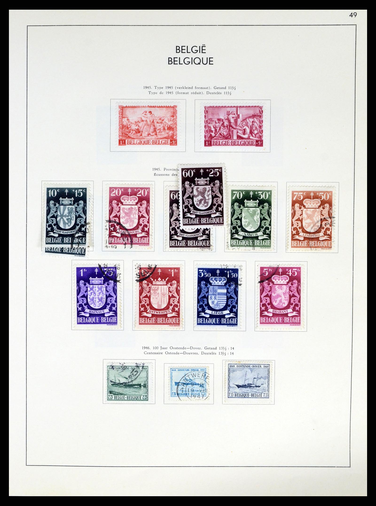 37959 067 - Stamp Collection 37959 Belgium and Belgian Congo 1849-1960.