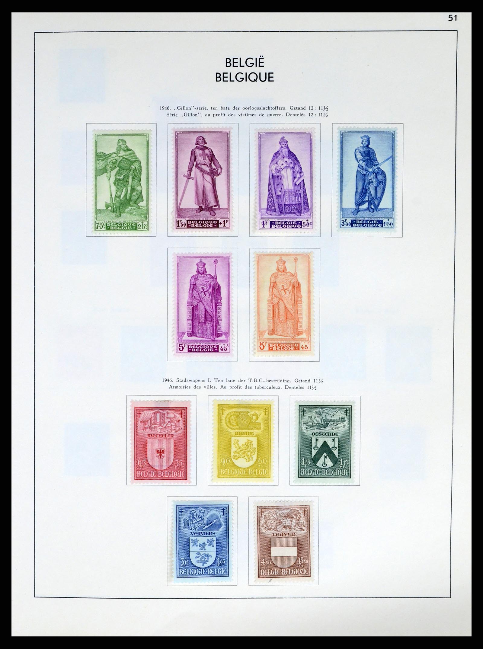 37959 069 - Stamp Collection 37959 Belgium and Belgian Congo 1849-1960.