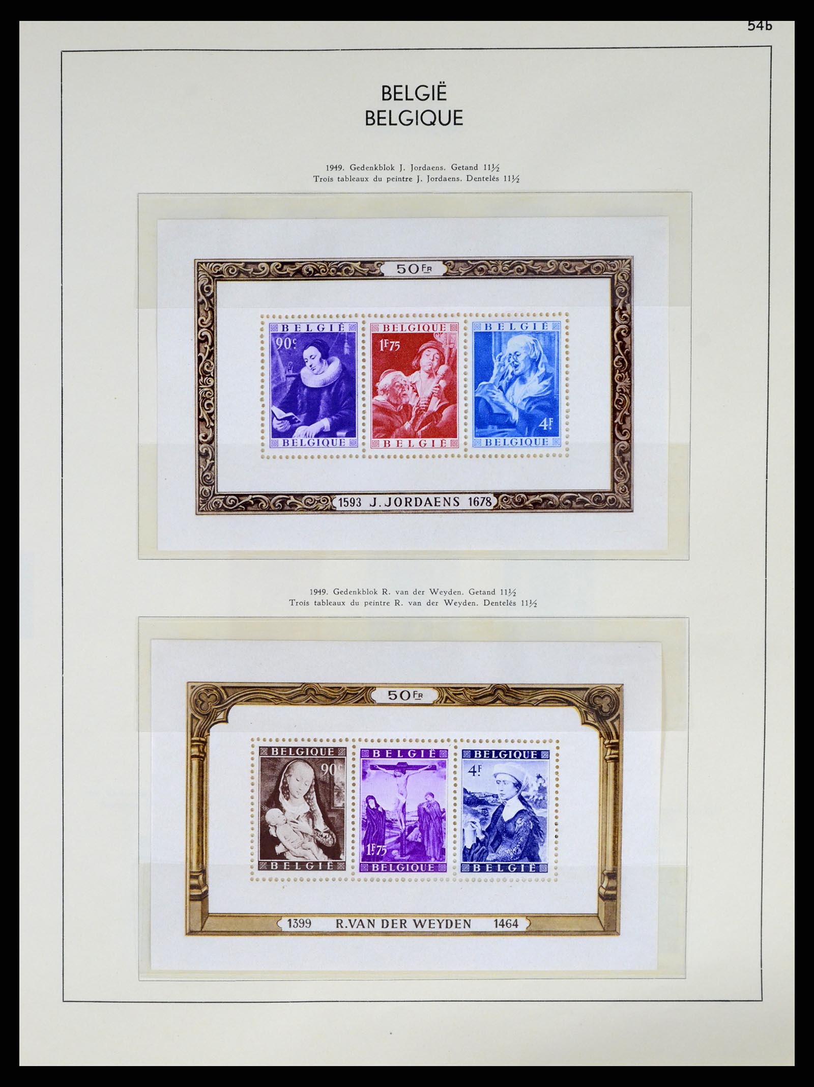 37959 076 - Stamp Collection 37959 Belgium and Belgian Congo 1849-1960.