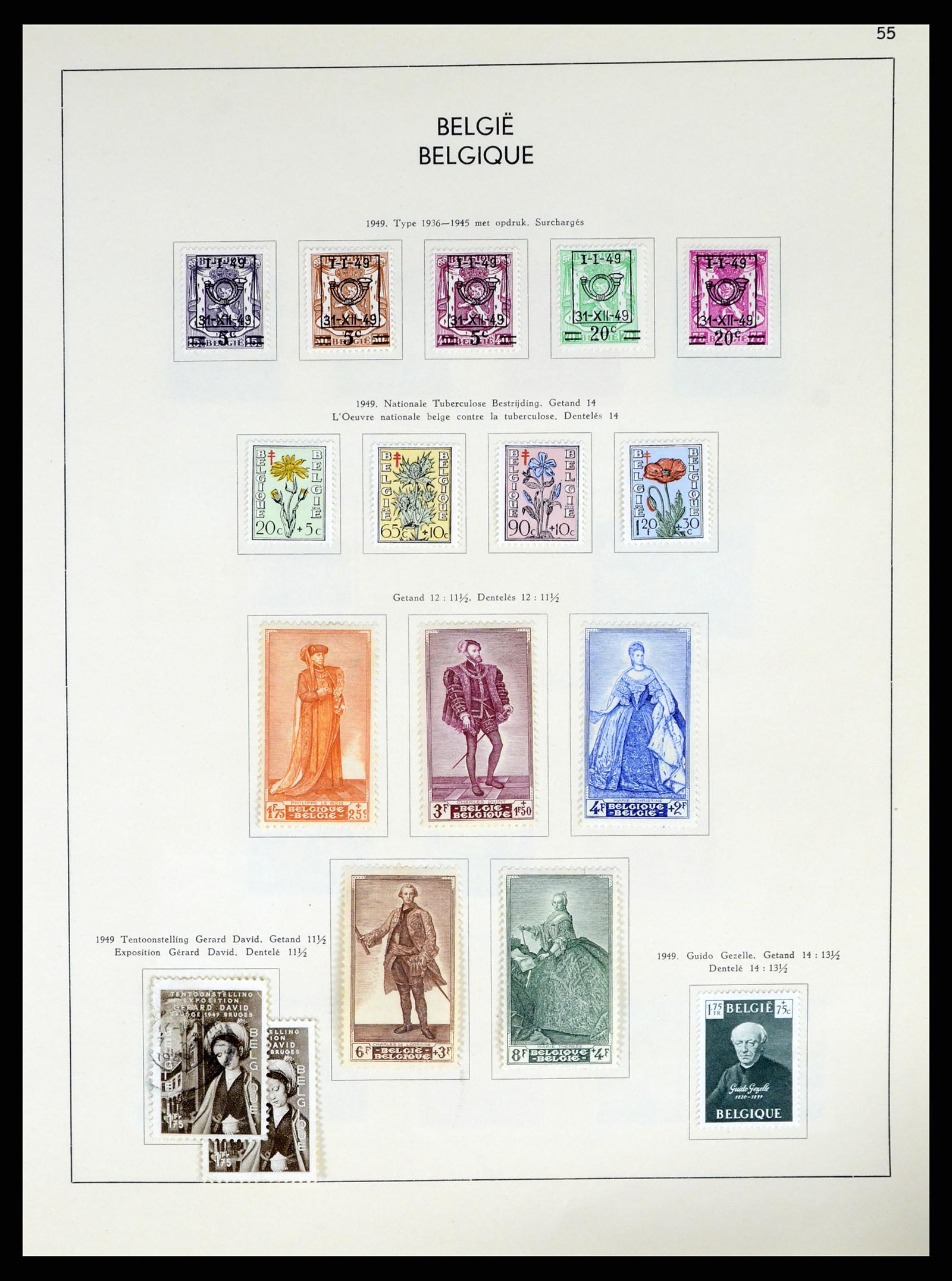 37959 077 - Stamp Collection 37959 Belgium and Belgian Congo 1849-1960.