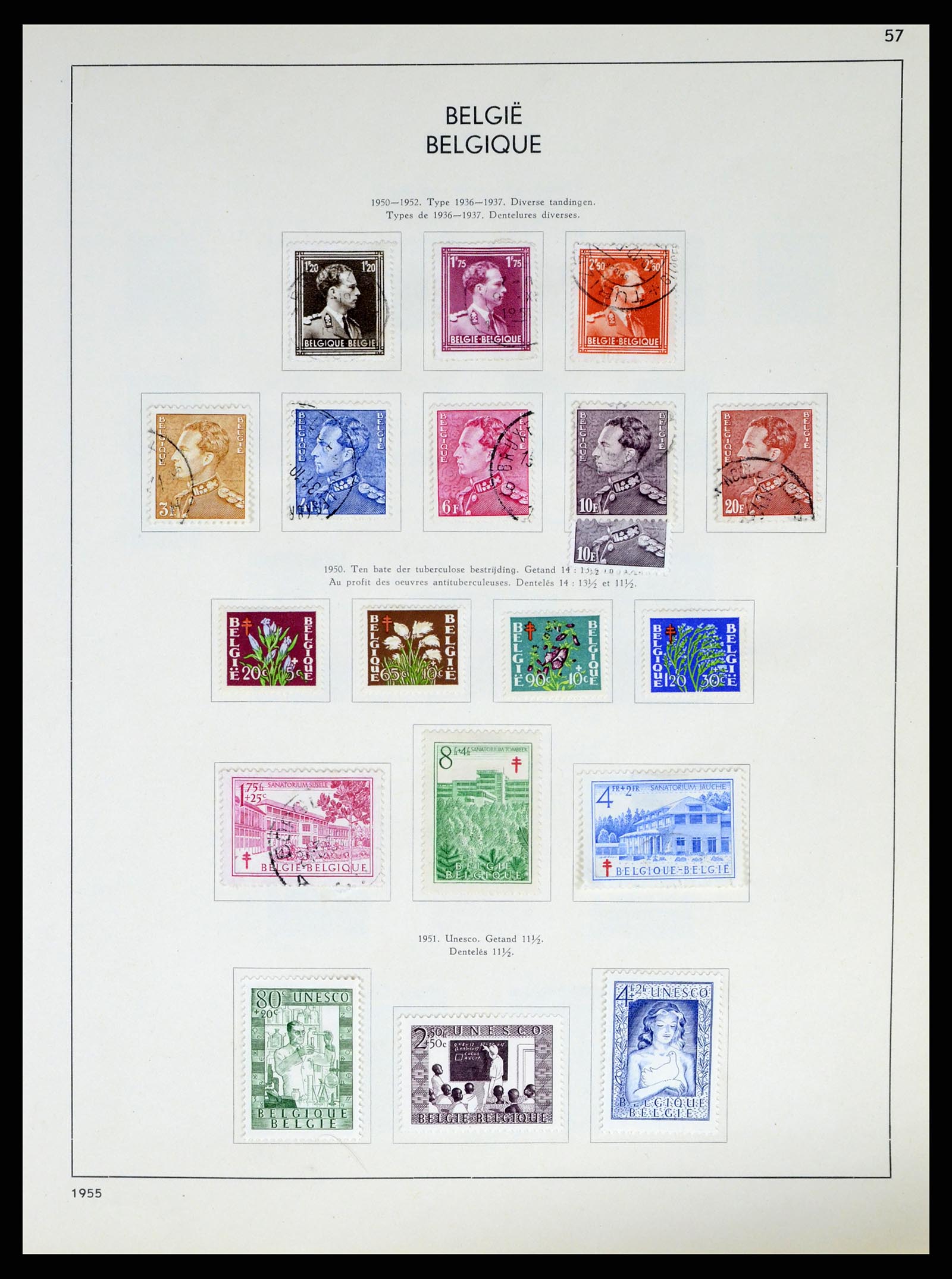 37959 079 - Stamp Collection 37959 Belgium and Belgian Congo 1849-1960.