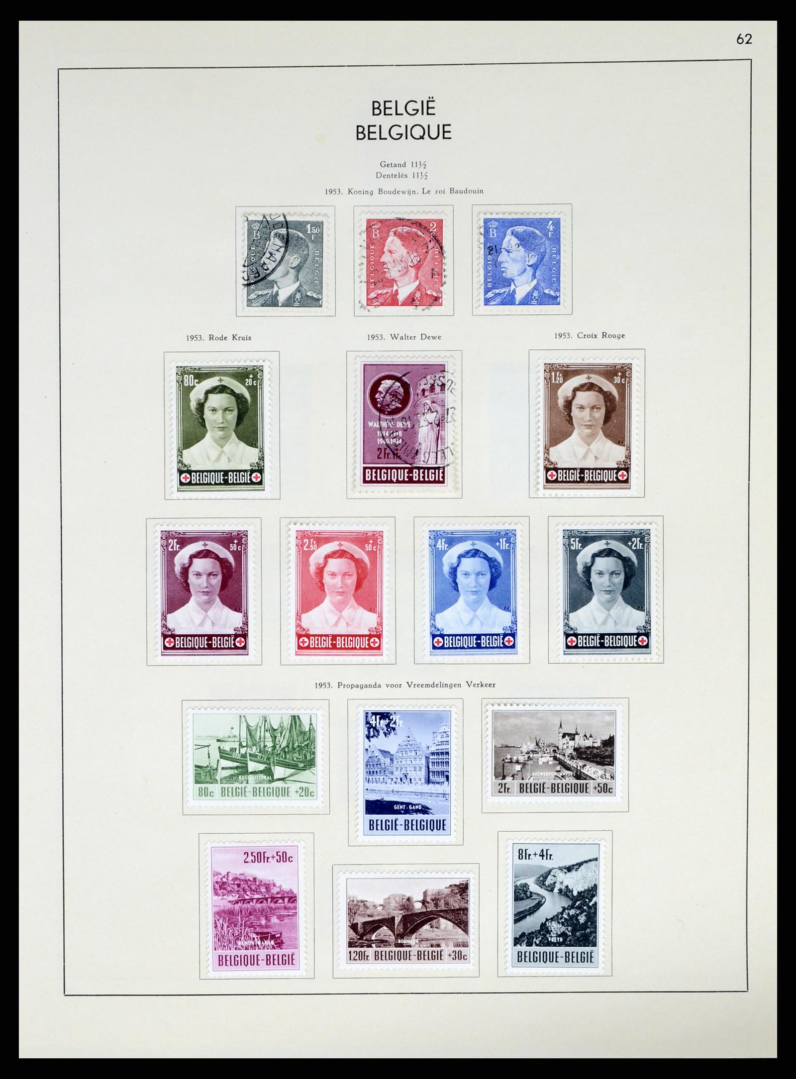 37959 085 - Stamp Collection 37959 Belgium and Belgian Congo 1849-1960.