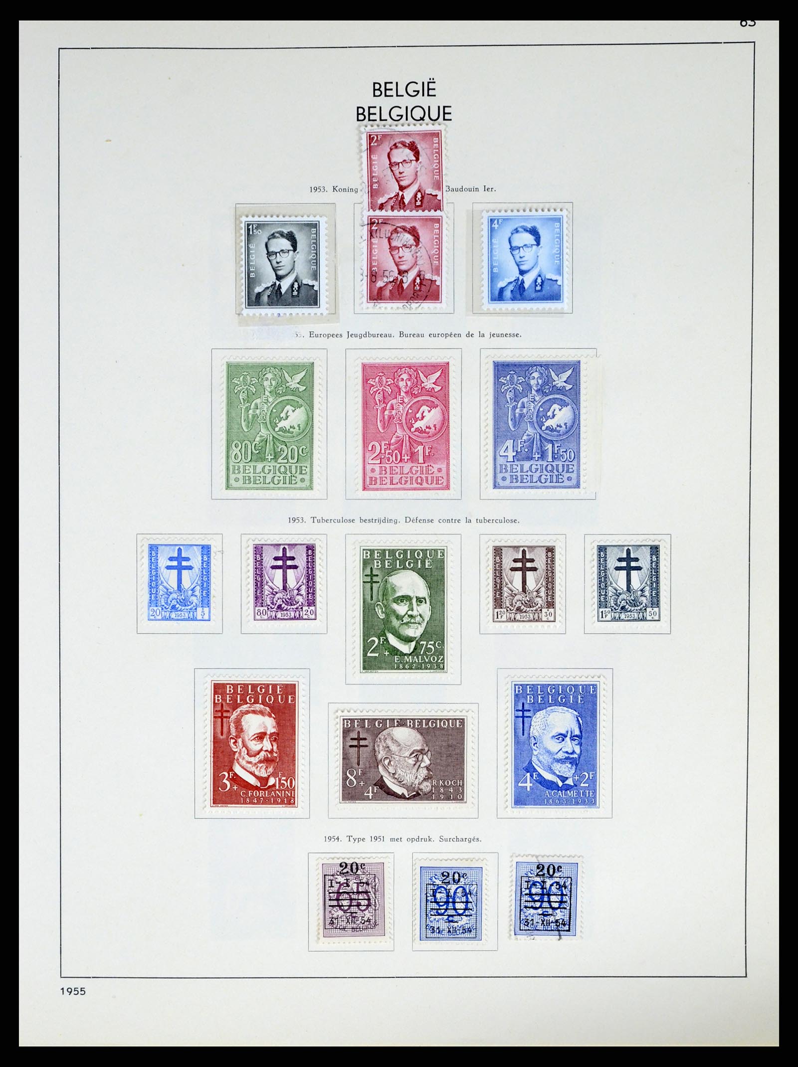 37959 086 - Stamp Collection 37959 Belgium and Belgian Congo 1849-1960.