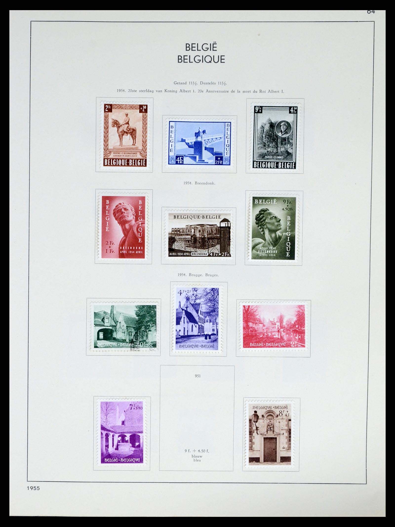 37959 087 - Stamp Collection 37959 Belgium and Belgian Congo 1849-1960.