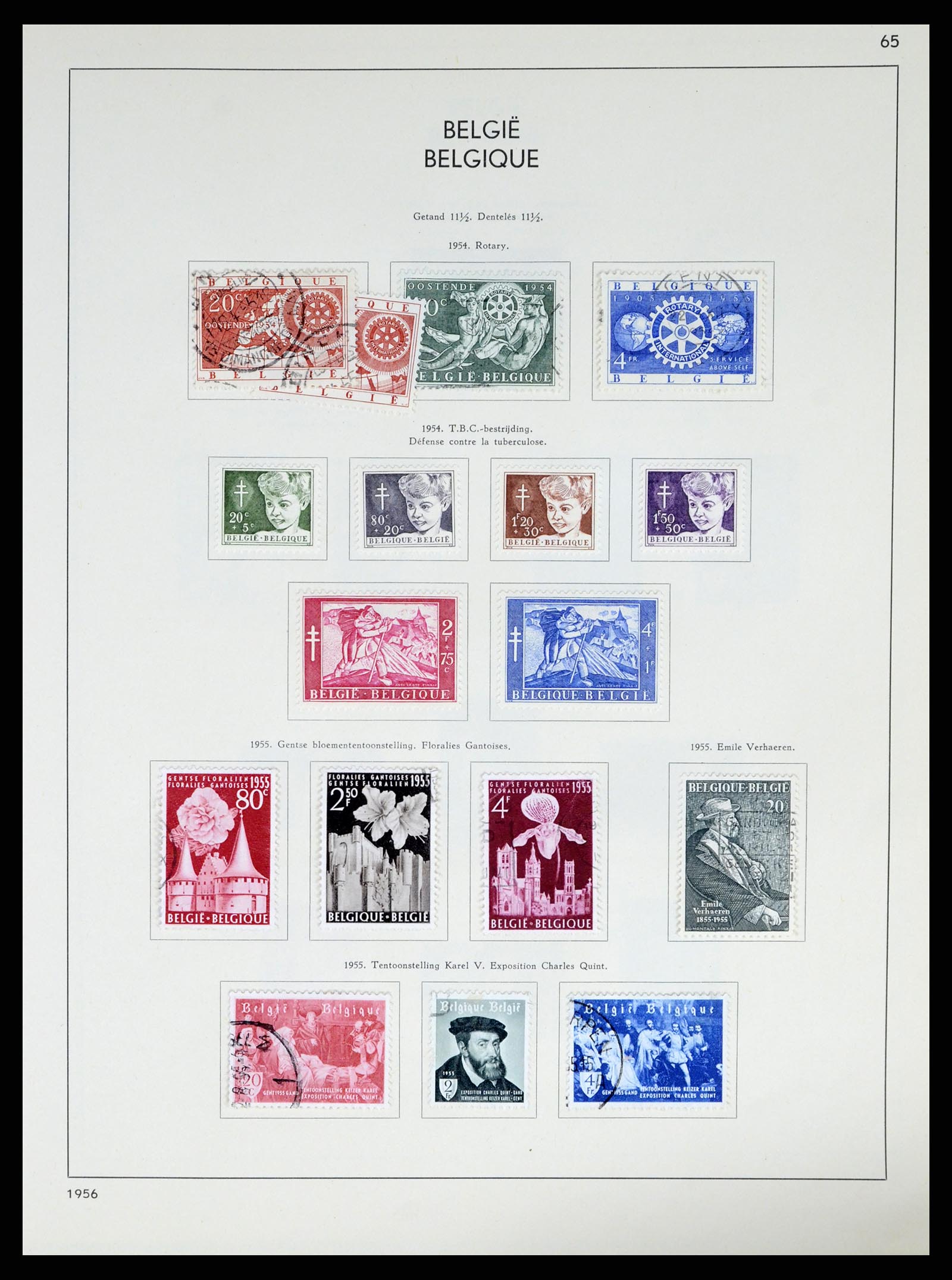 37959 088 - Stamp Collection 37959 Belgium and Belgian Congo 1849-1960.