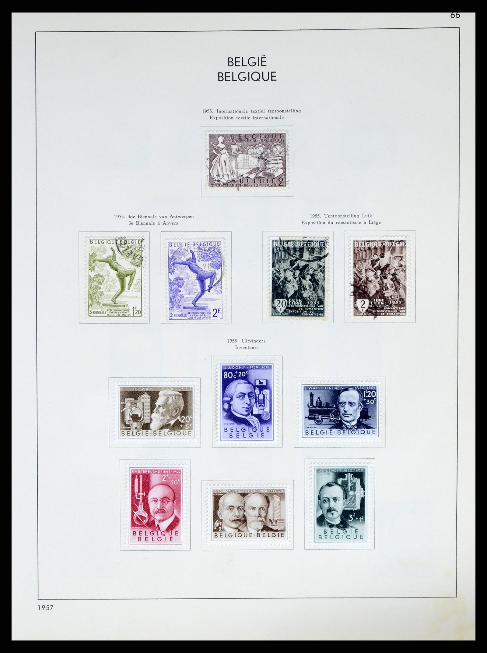 37959 089 - Stamp Collection 37959 Belgium and Belgian Congo 1849-1960.