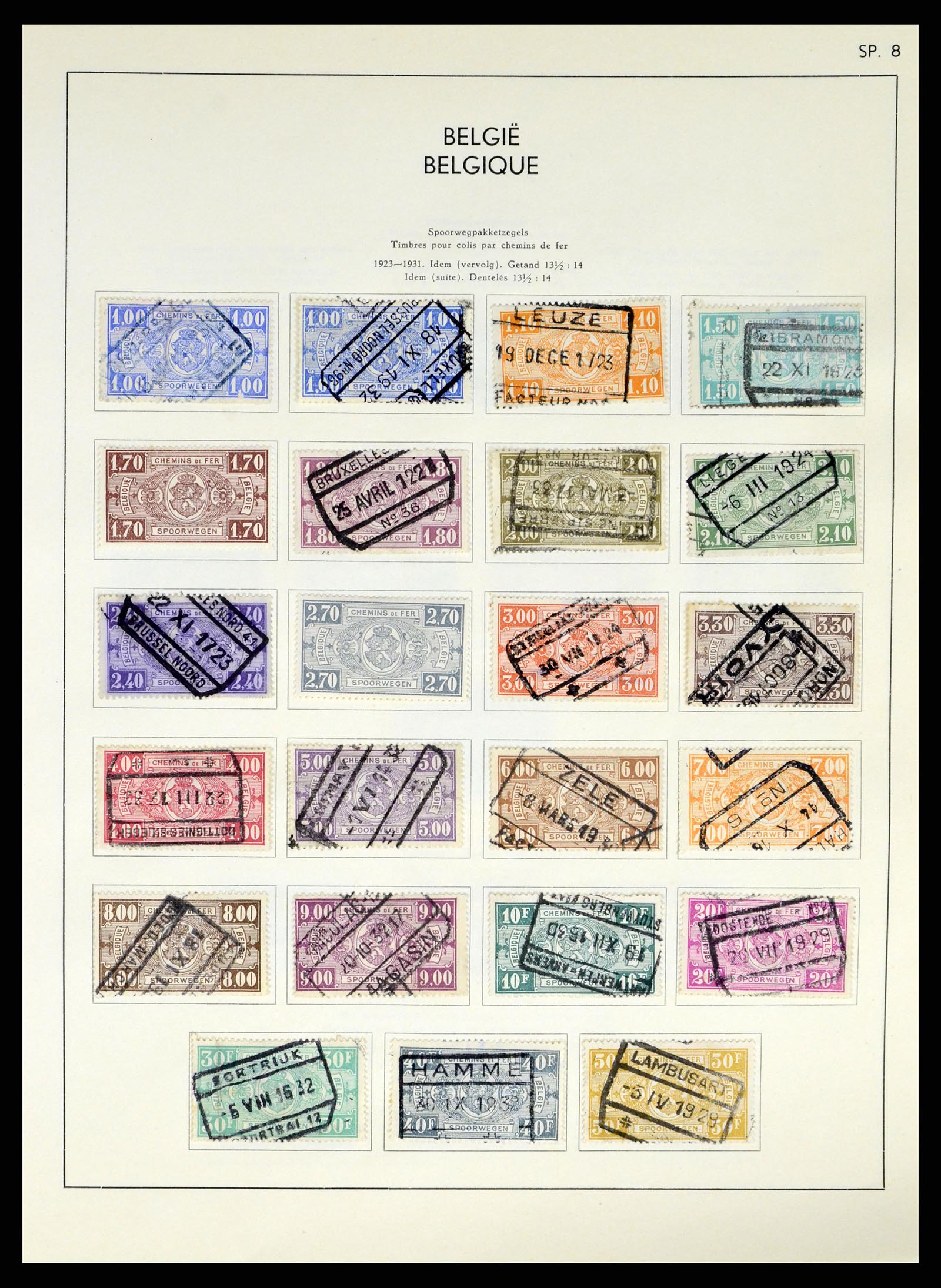 37959 141 - Stamp Collection 37959 Belgium and Belgian Congo 1849-1960.