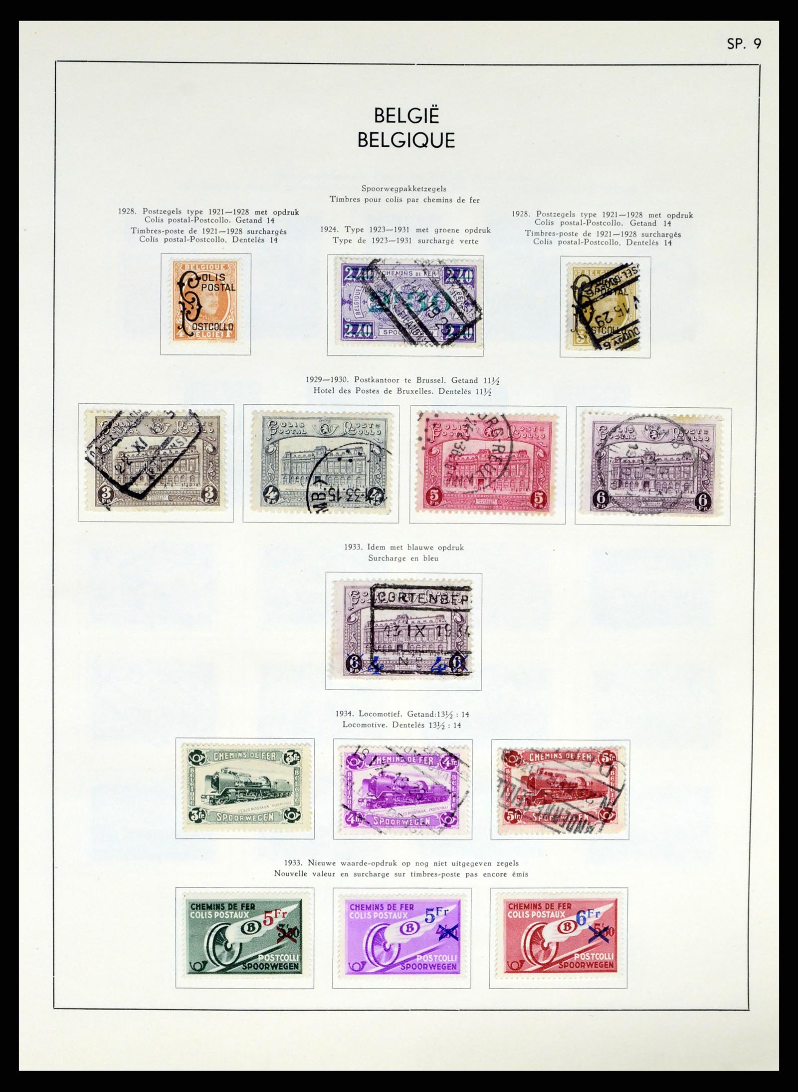 37959 142 - Stamp Collection 37959 Belgium and Belgian Congo 1849-1960.