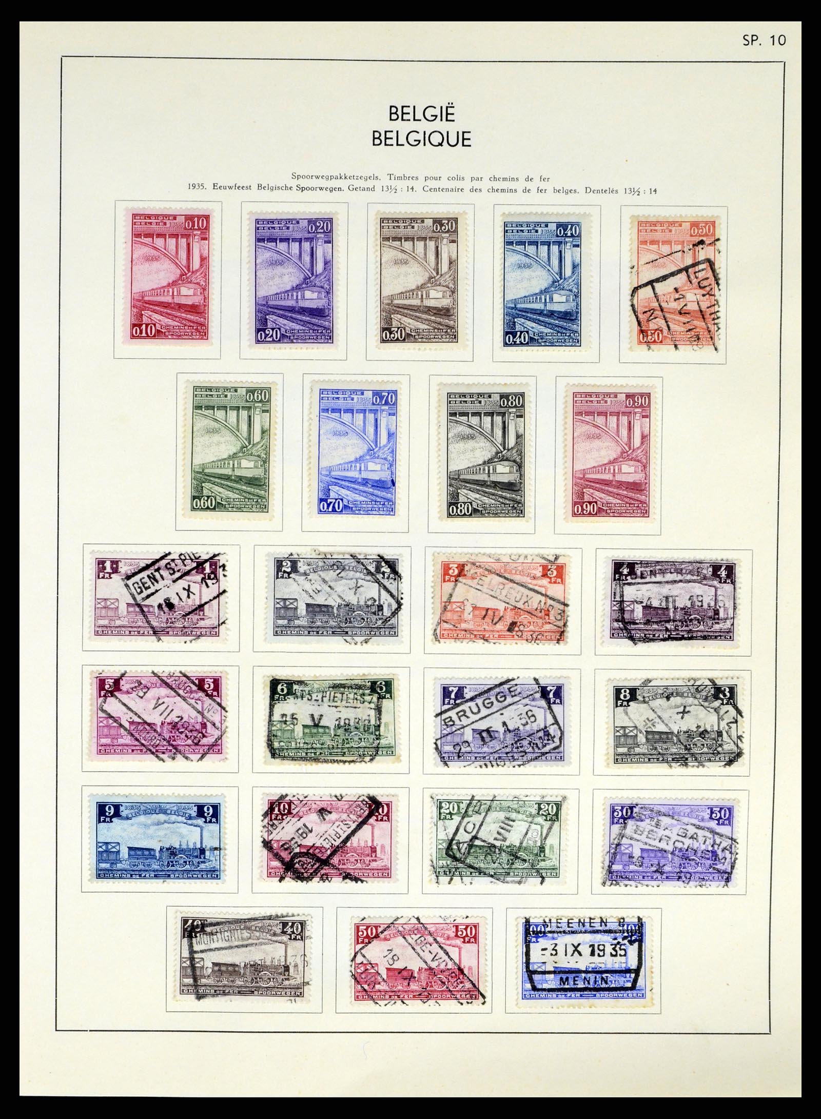 37959 143 - Stamp Collection 37959 Belgium and Belgian Congo 1849-1960.