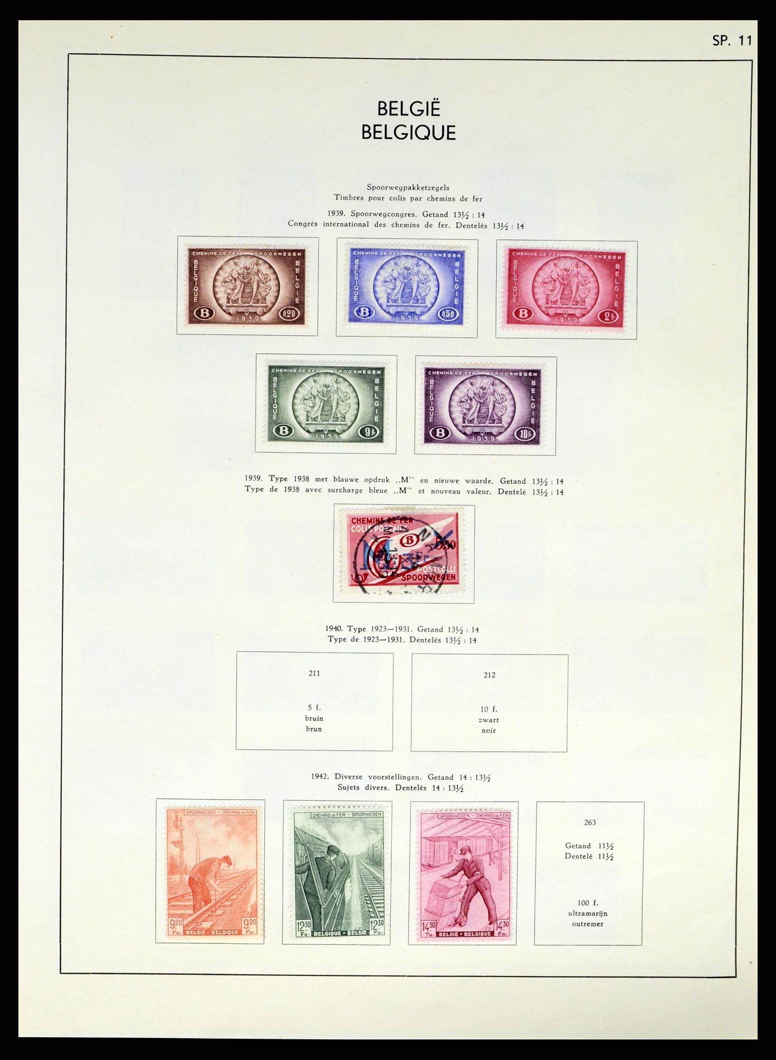 37959 144 - Stamp Collection 37959 Belgium and Belgian Congo 1849-1960.