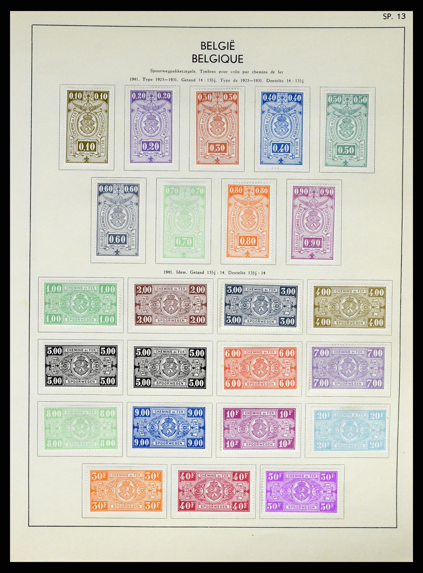 37959 145 - Stamp Collection 37959 Belgium and Belgian Congo 1849-1960.